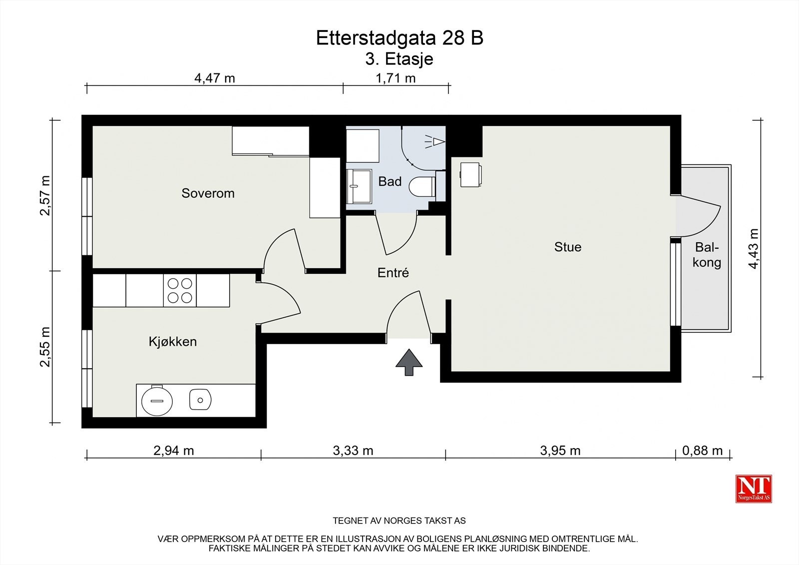 Plantegning Galleribilde