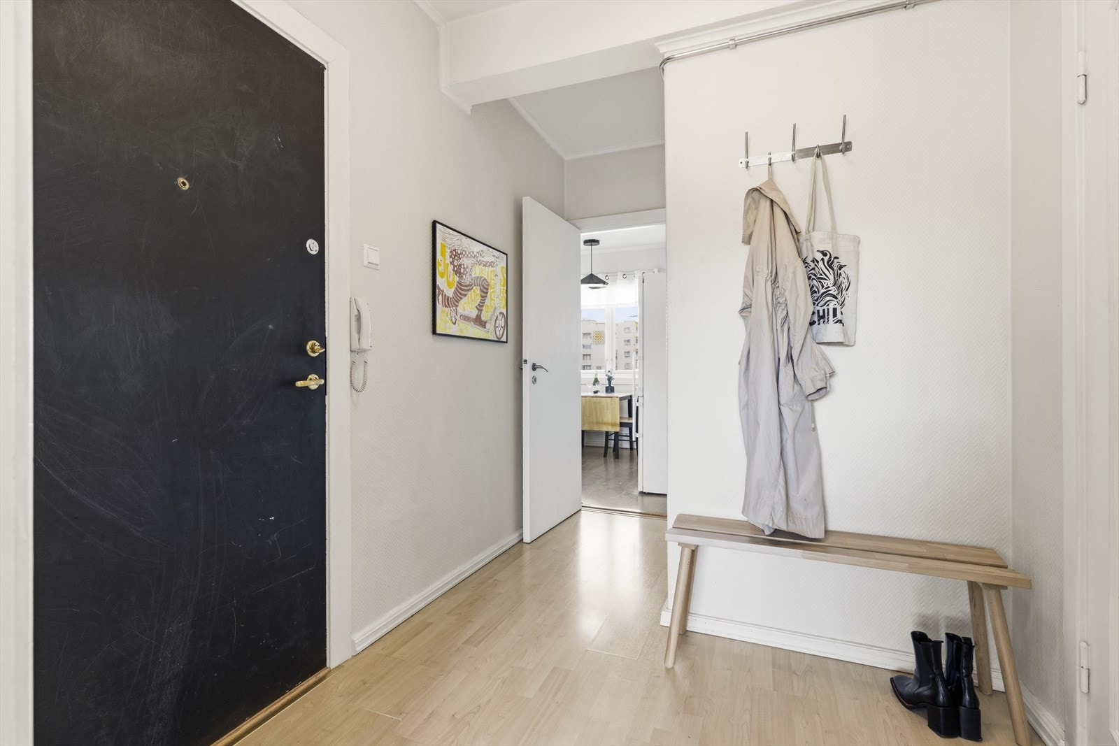 Malt glatt entrédør B30 - 35dB (brann- og lyddør). Galleribilde