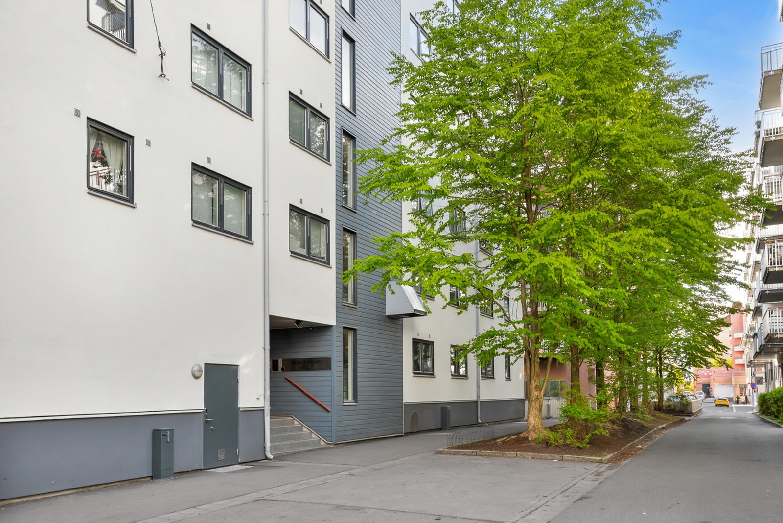 Fasade og inngangsparti Galleribilde