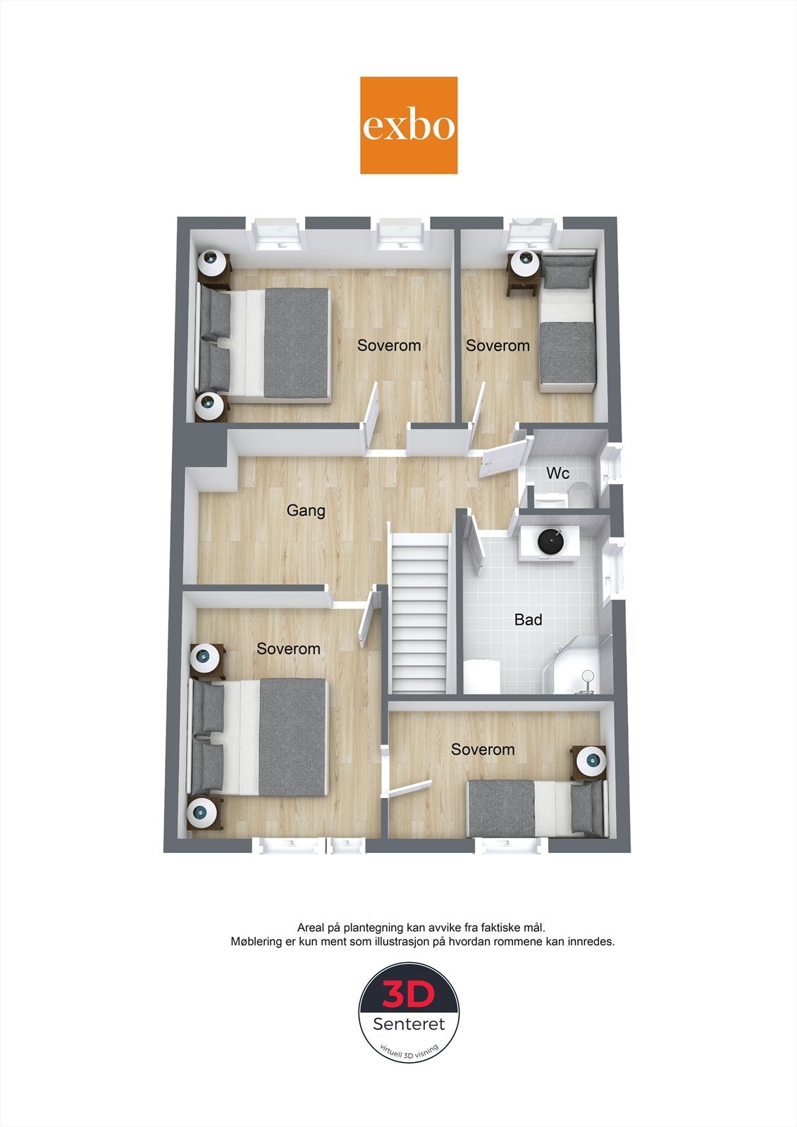 Plantegning 2.etasje Galleribilde