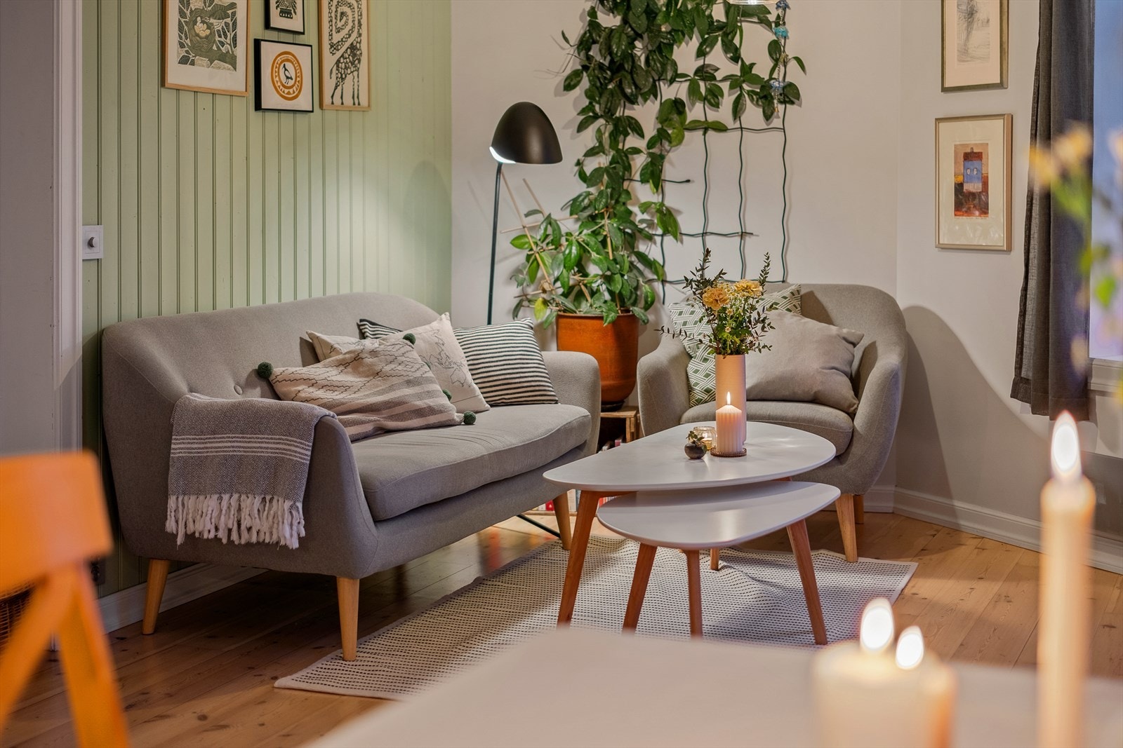 Selger selv har satt stor pris det vakre området med lite støy. Galleribilde