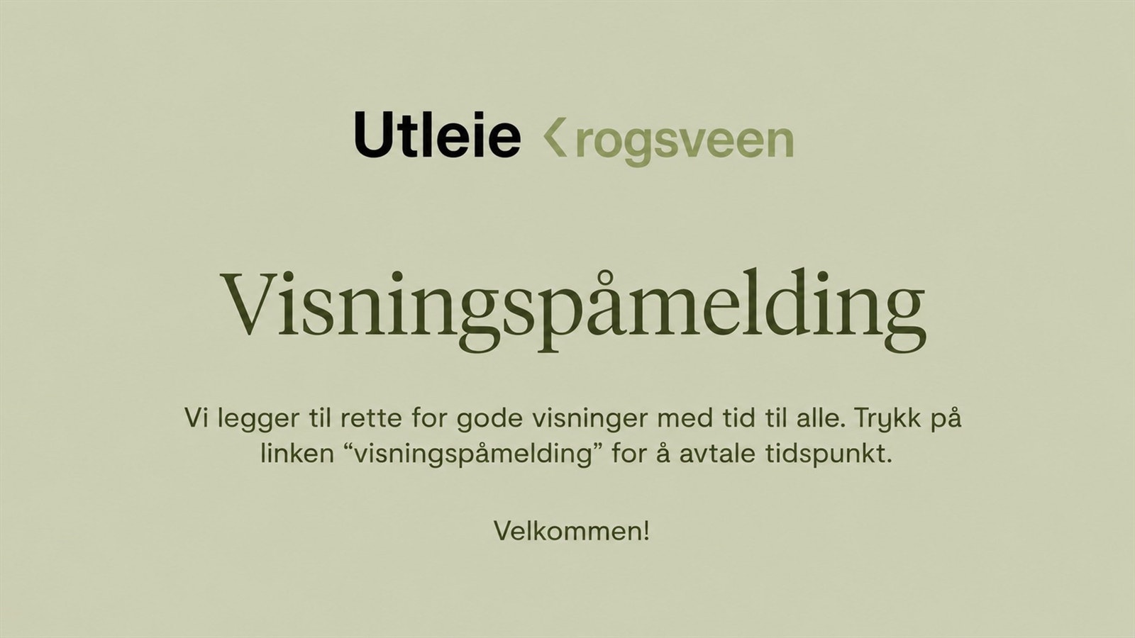 Visningspåmelding Galleribilde