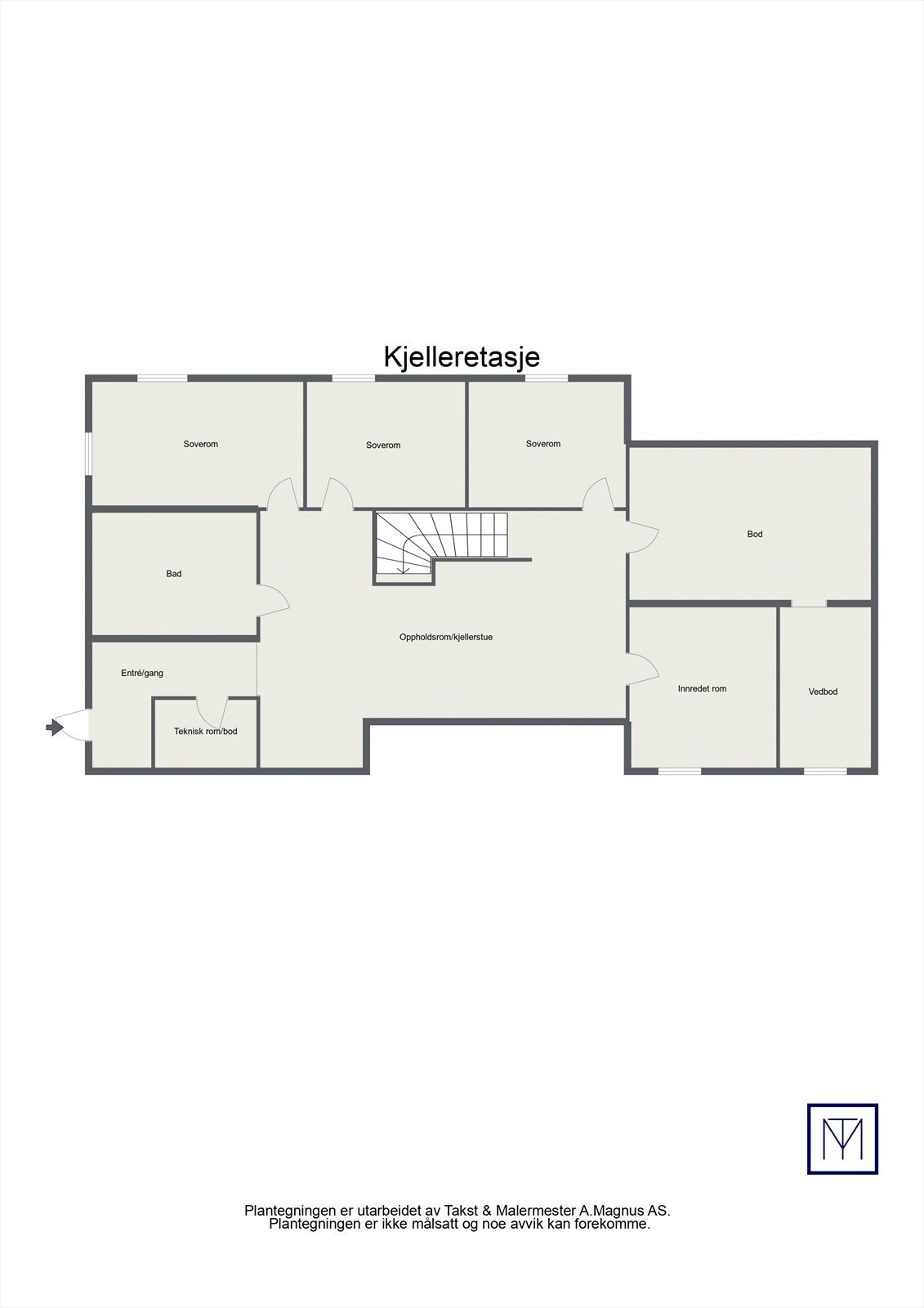 Plantegning Kjeller Galleribilde