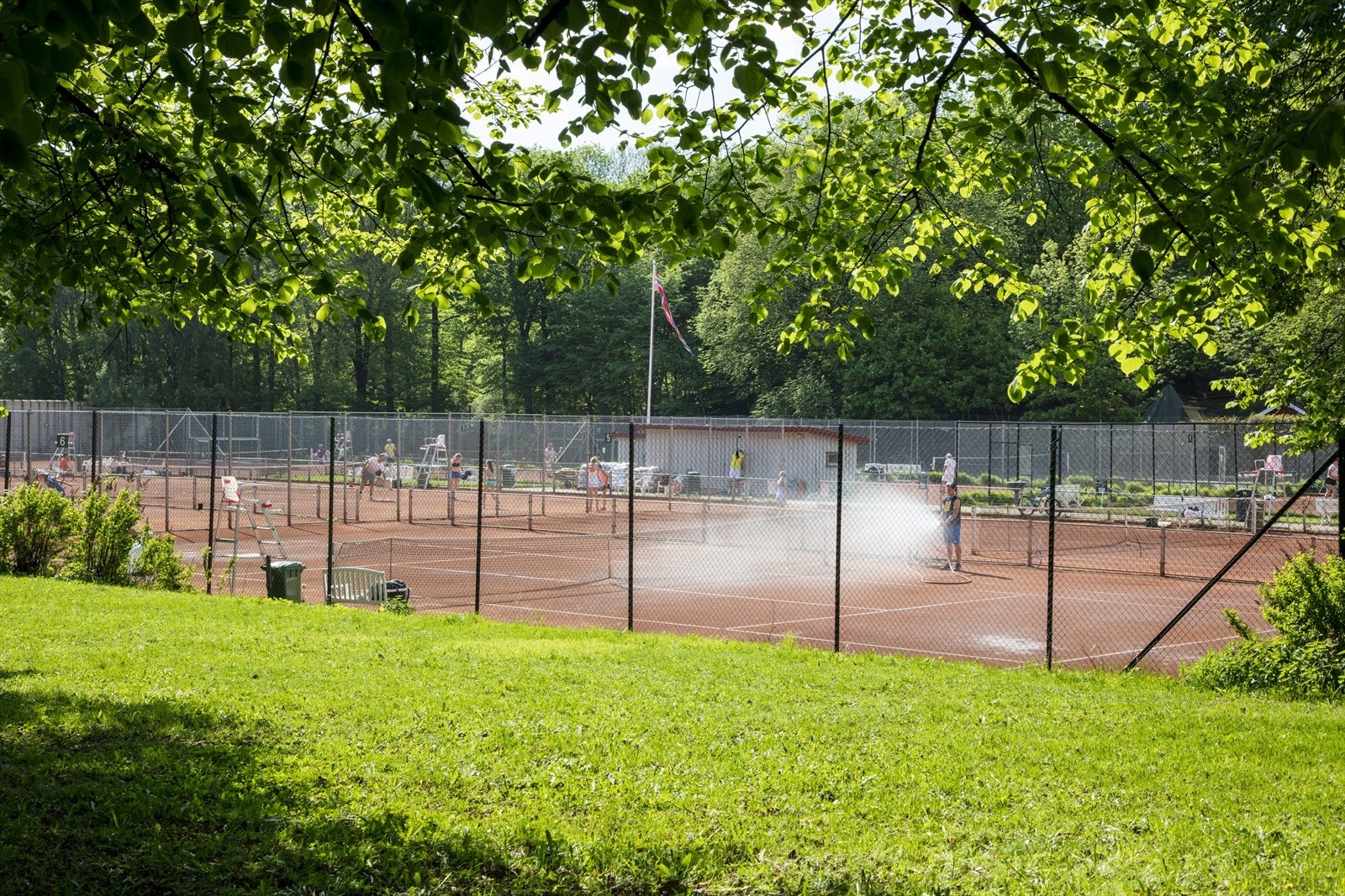 Tennisanlegg ved Frognerparken. Galleribilde