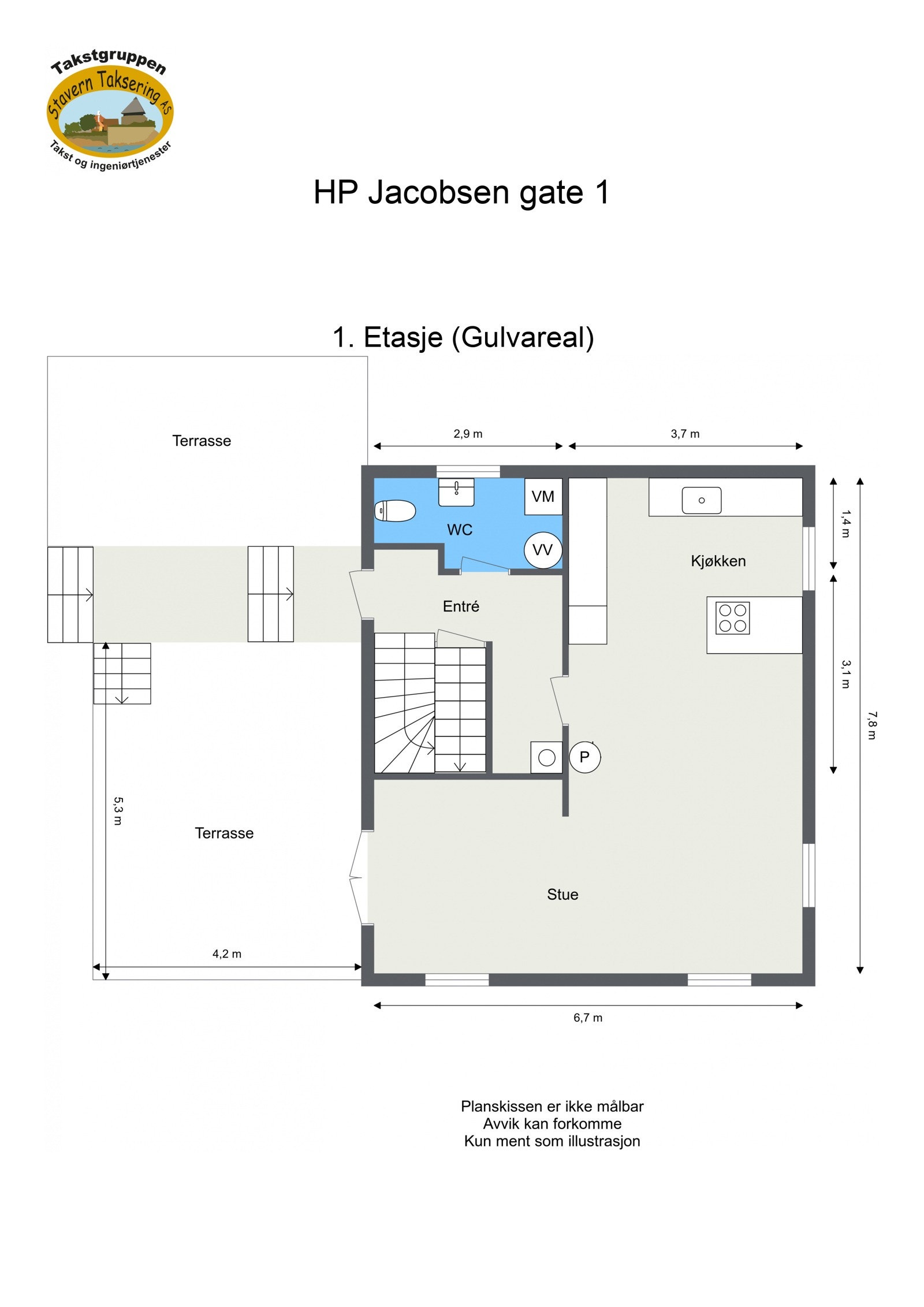 Plantegning - 1. Etasje Galleribilde