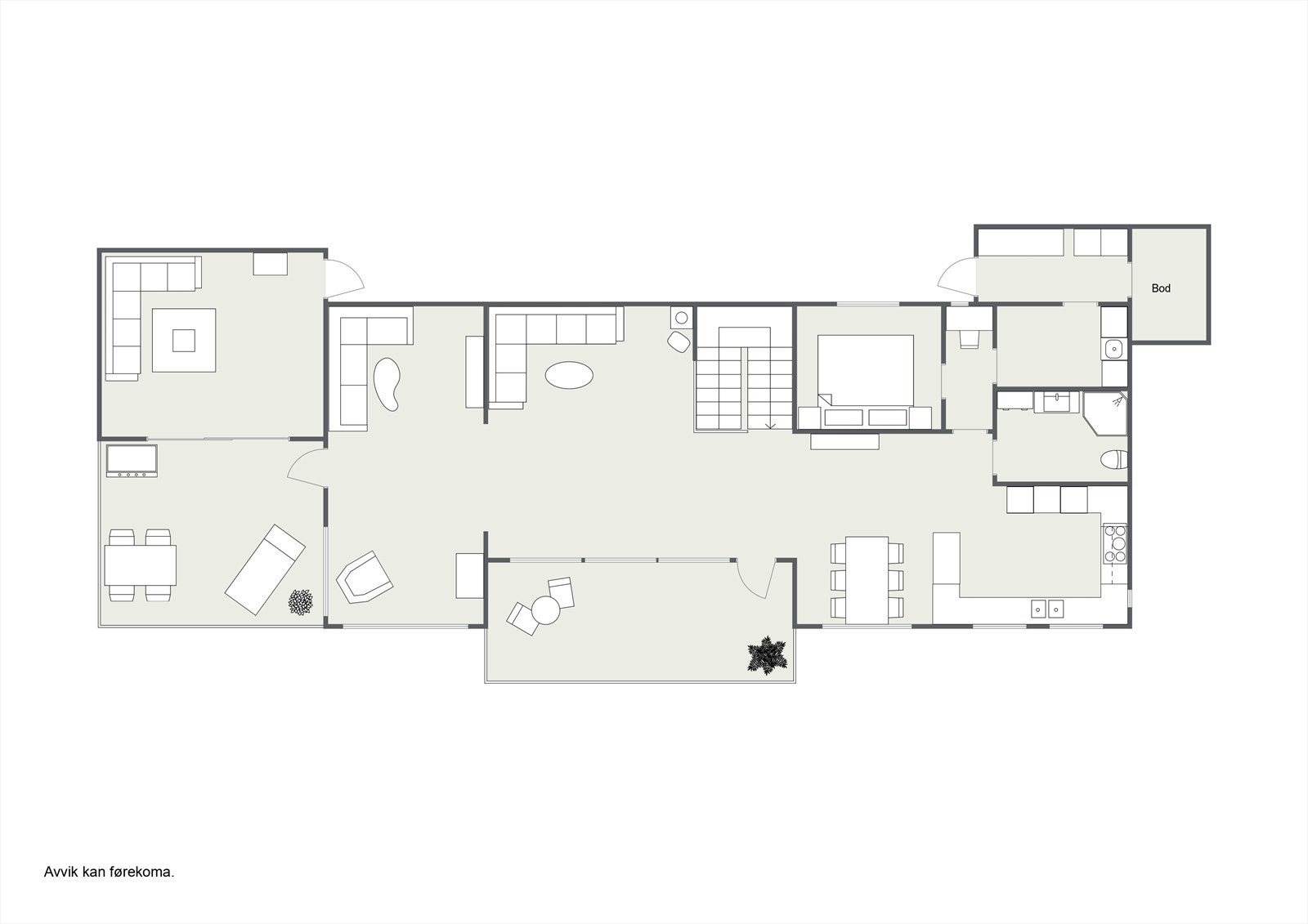 Planteikning 2D 1.etg. Galleribilde