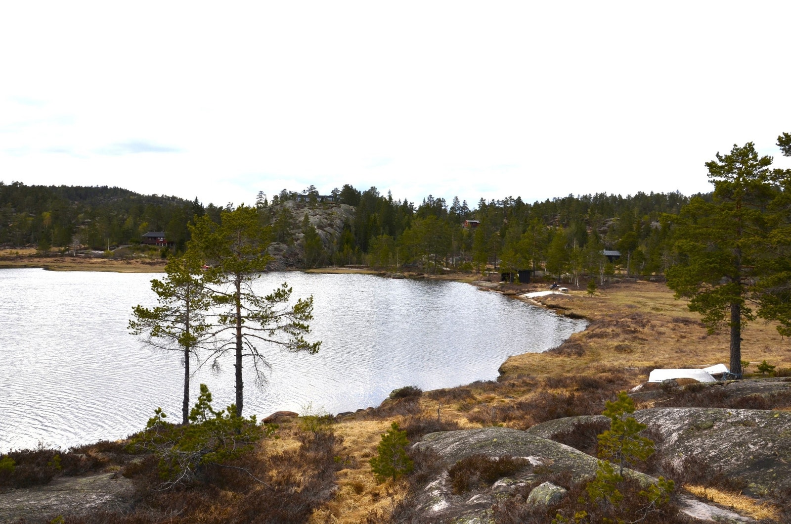 Øvre Fugletjønn, ca. 500 meter fra hytta Galleribilde