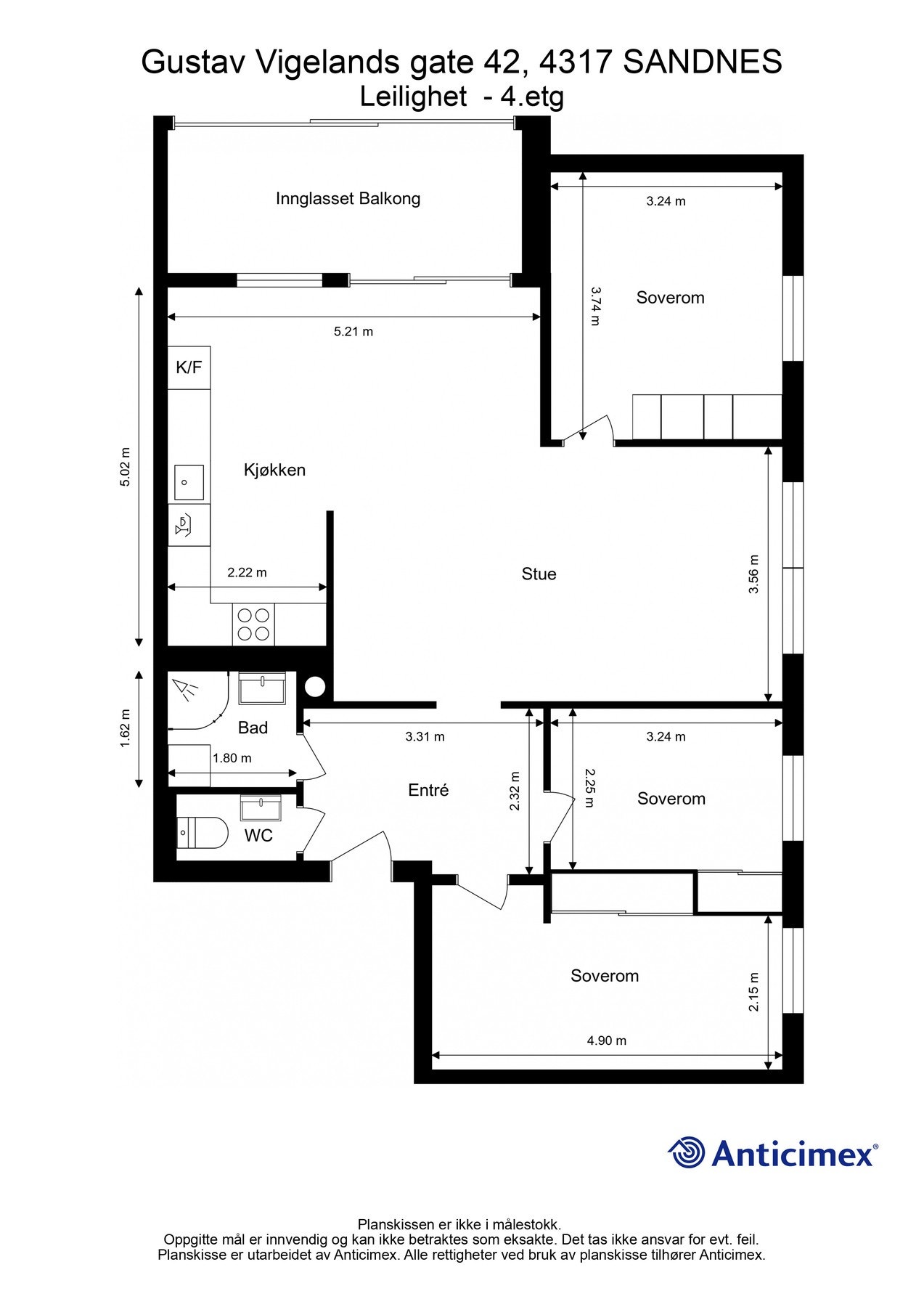 Plantegning Galleribilde