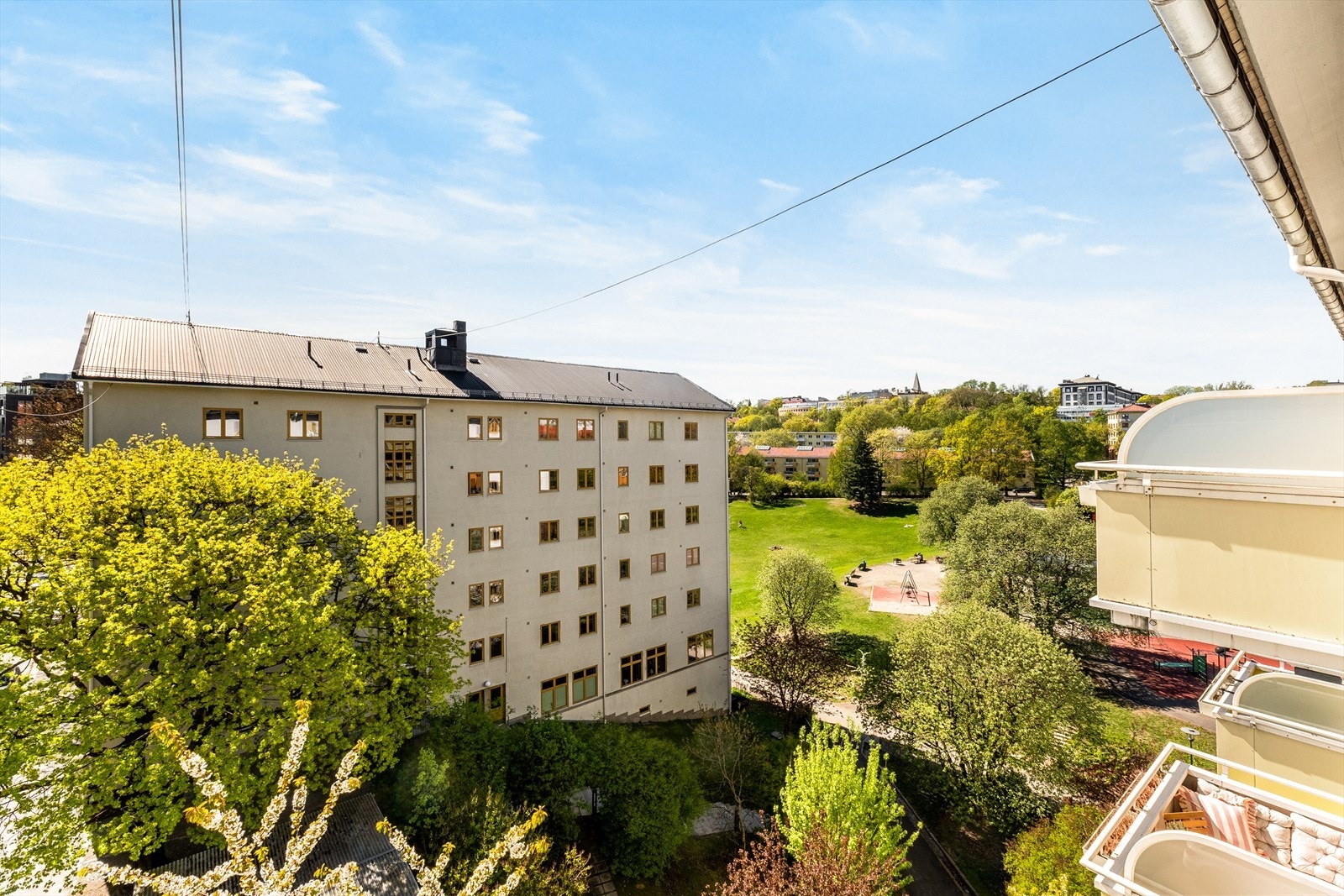 Hyggelig utsyn mot Iladalen park! Galleribilde