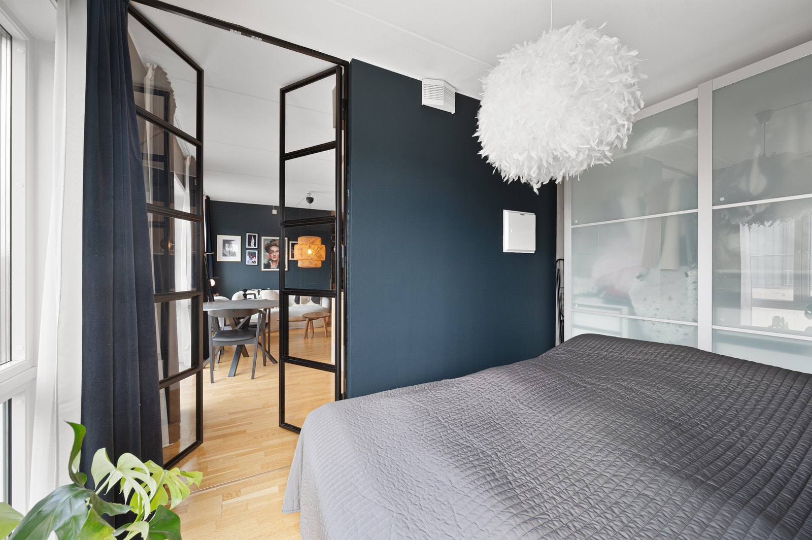 Leiligheten har en fin plassering i bygget. Galleribilde
