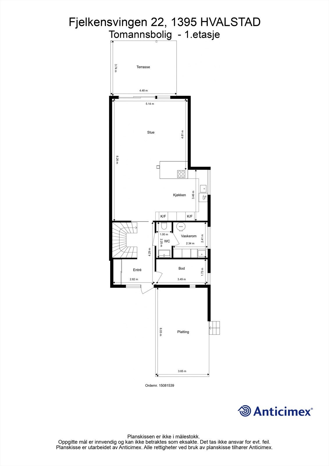 Plantegning Galleribilde