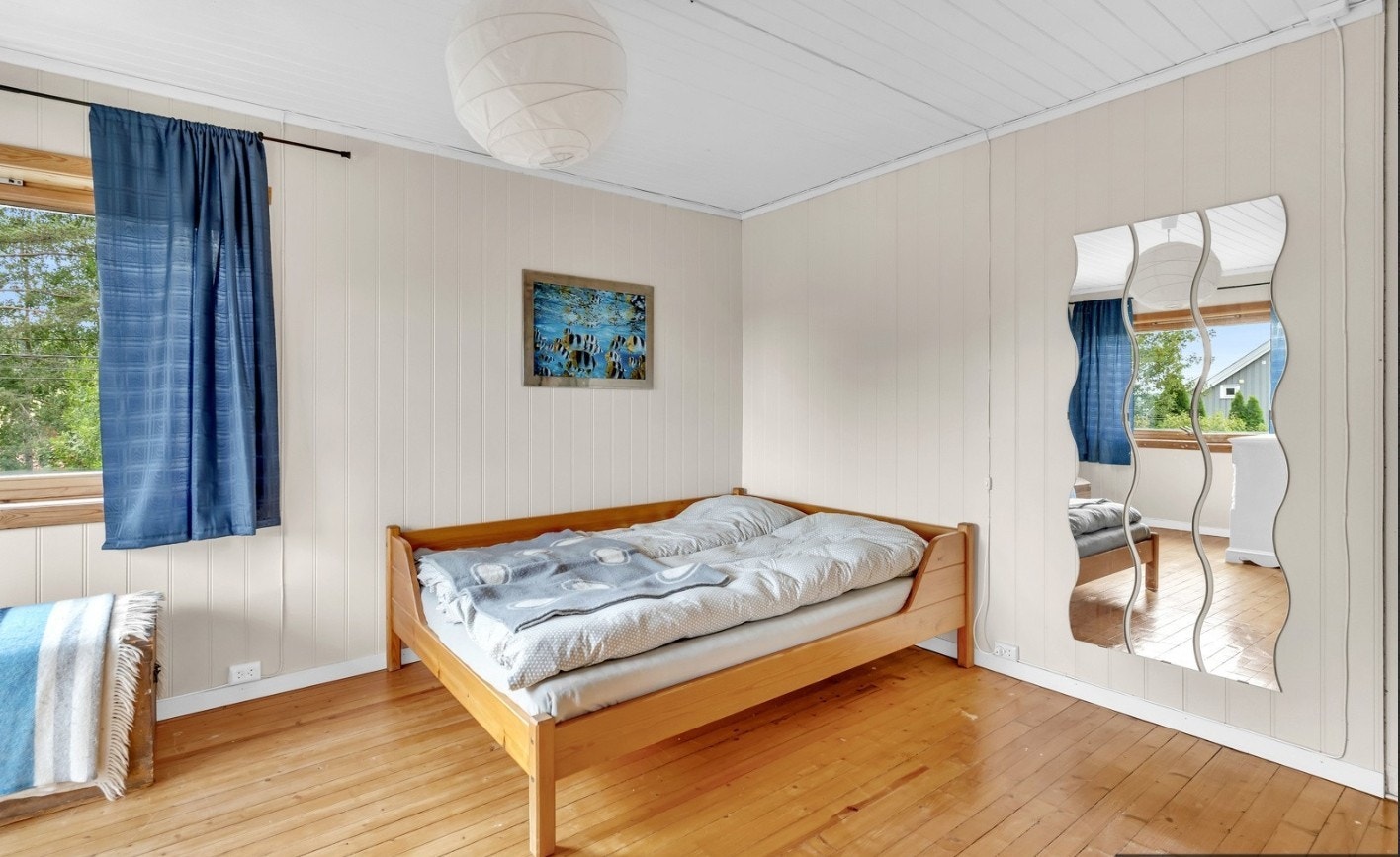 Soverom i 2 etasje (Rommet er i dag ikke samme farge som på bilde). Galleribilde