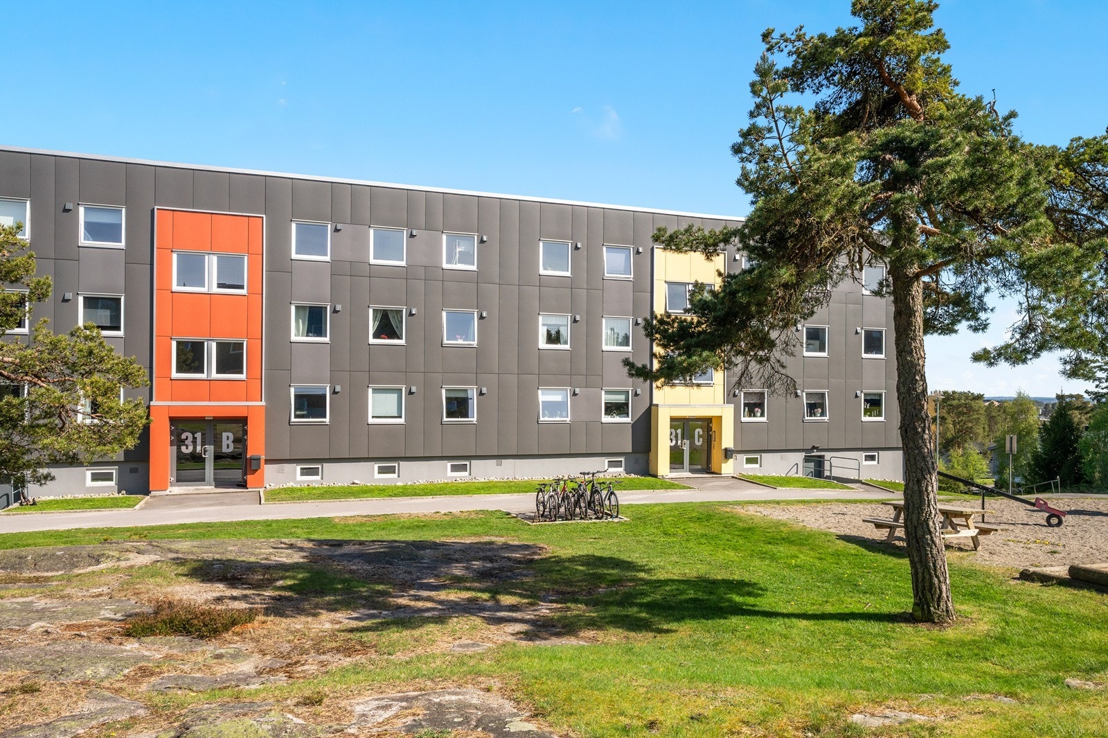 Hyggelig opparbeidet felles tomt Galleribilde