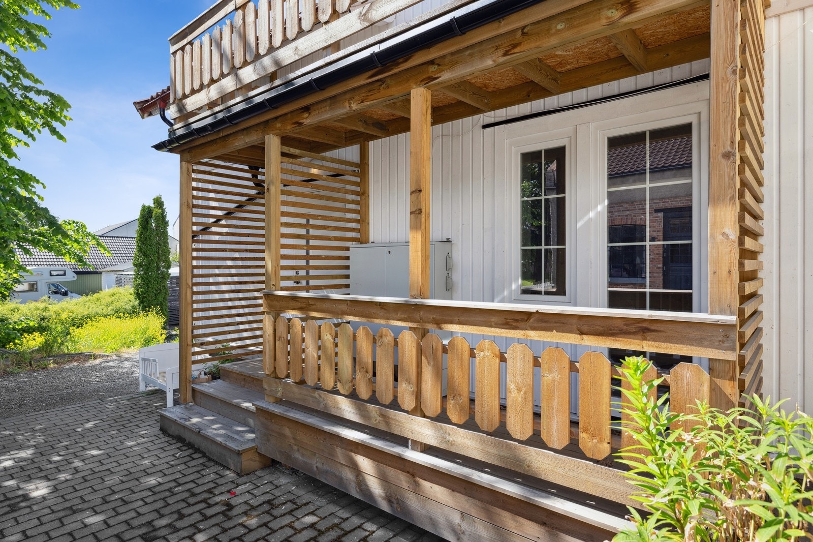 Behagelig terrasse. Galleribilde