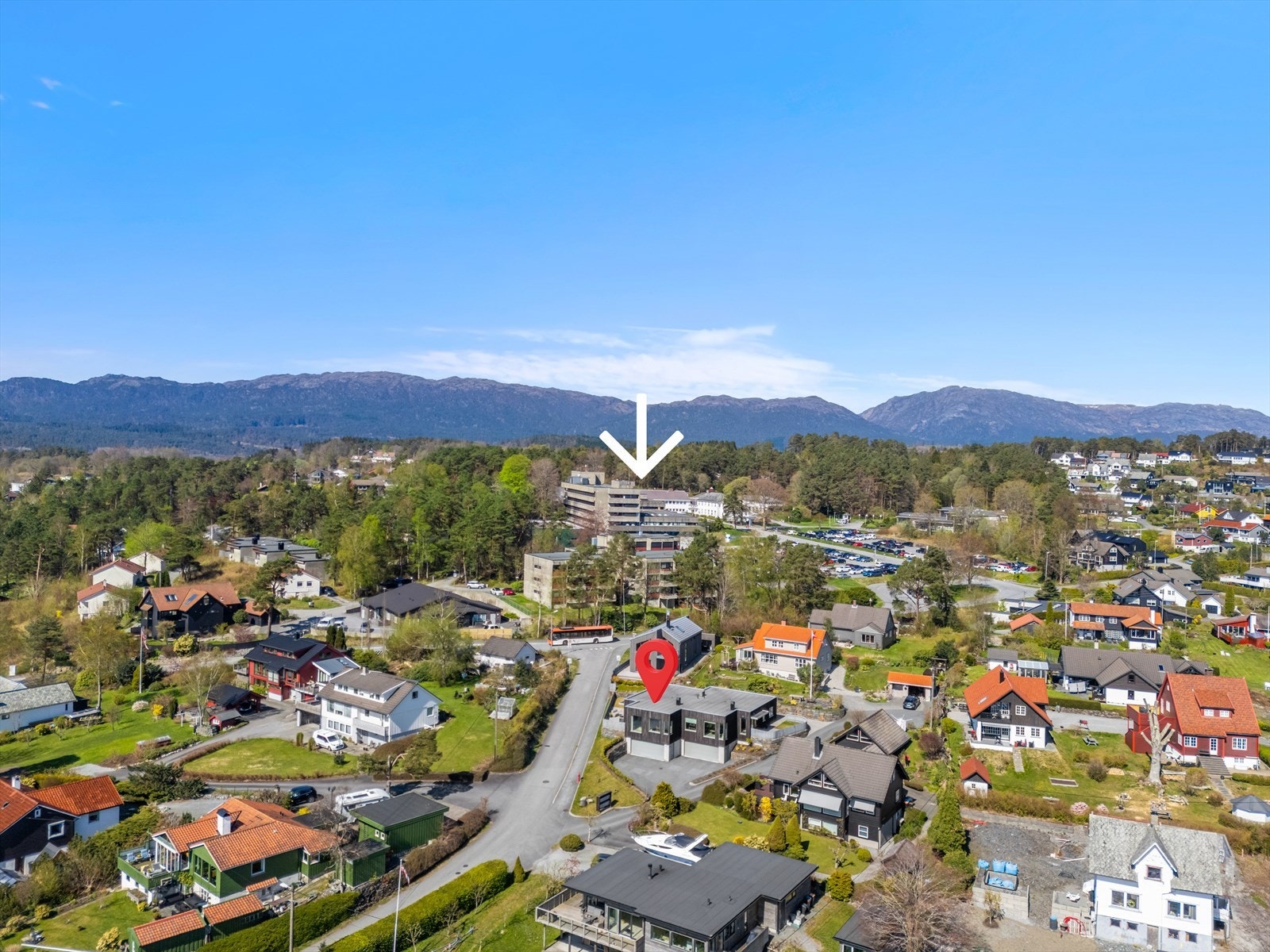 Gangavstand til Stord sjukehus. Galleribilde