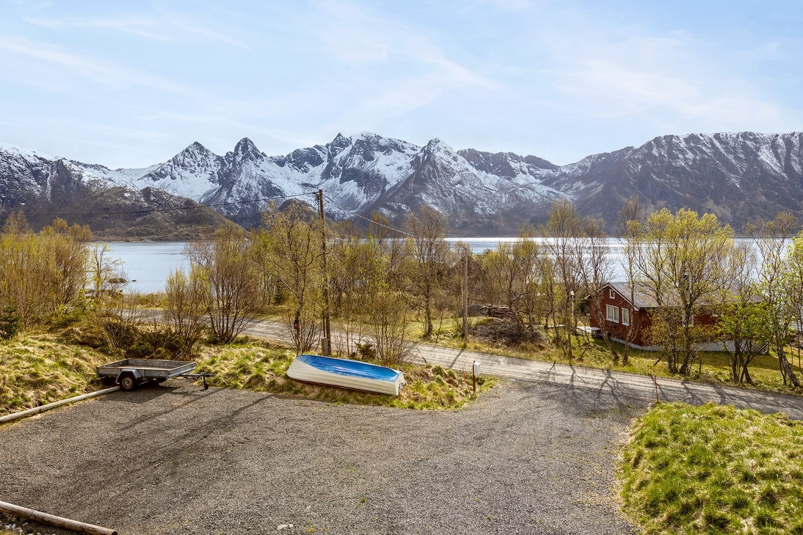 Stor parkeringsplass Galleribilde