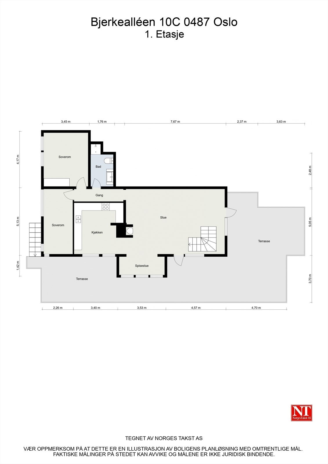Plantegning 1.etasje. Galleribilde