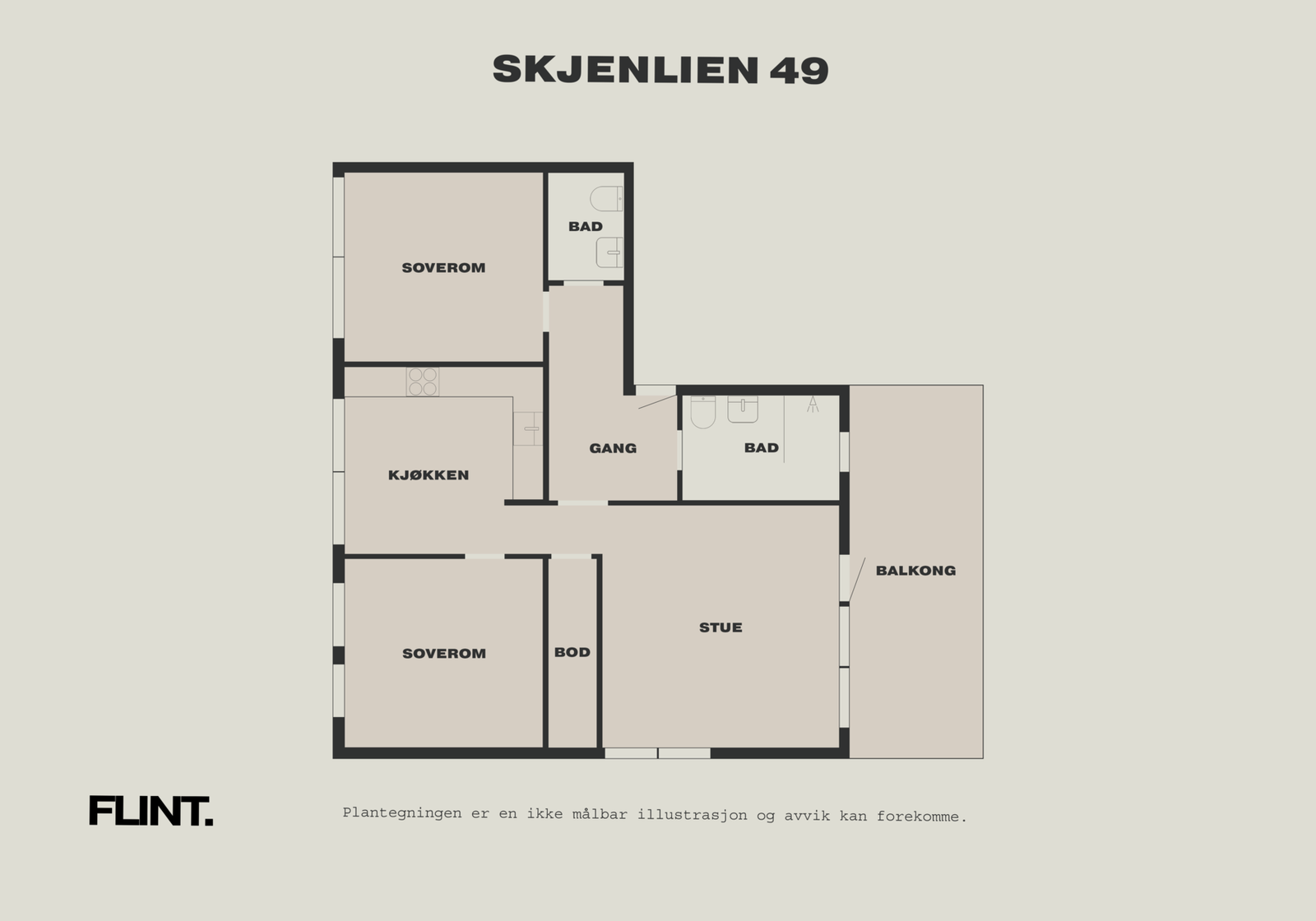 Plantegning. Galleribilde
