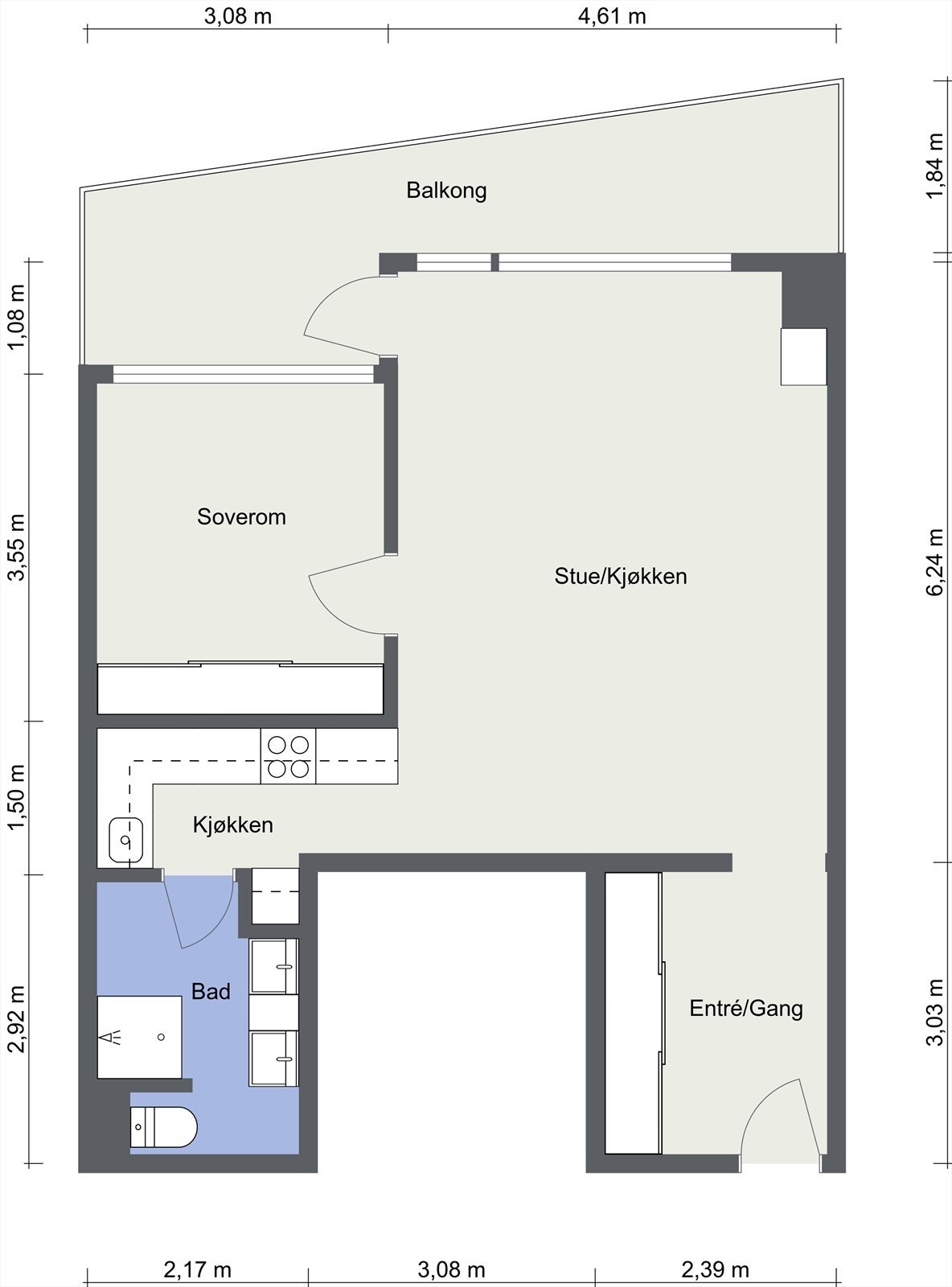 Plantegning. Galleribilde