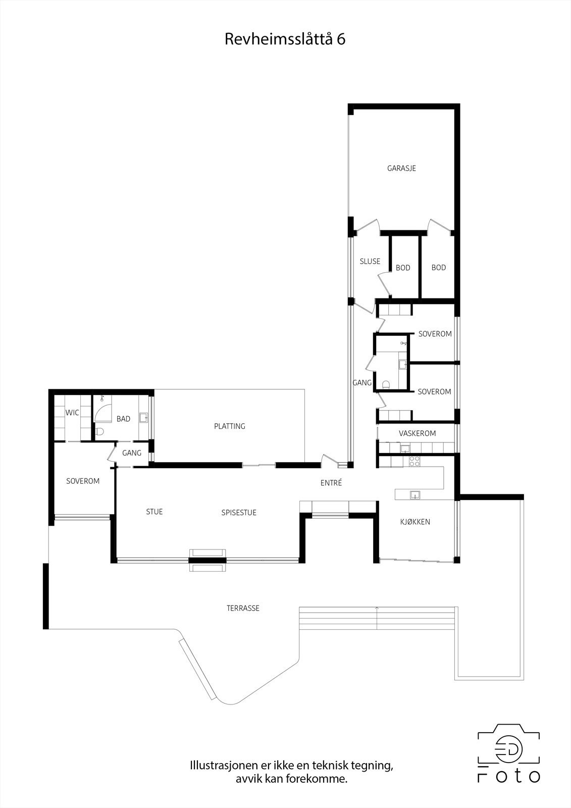 Plantegning Galleribilde