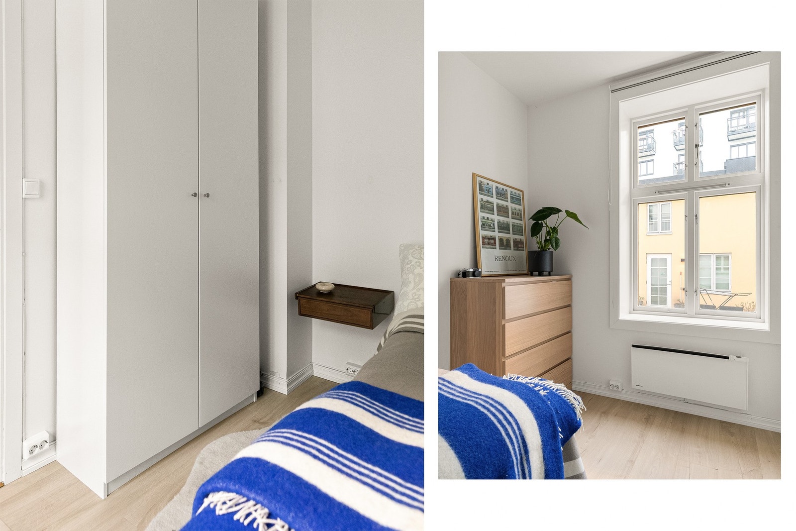 Soverommet med plass til dobbeltseng og garderobe. Galleribilde