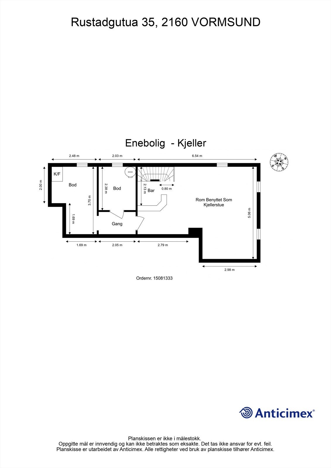 Plantegning - Kjeller Galleribilde