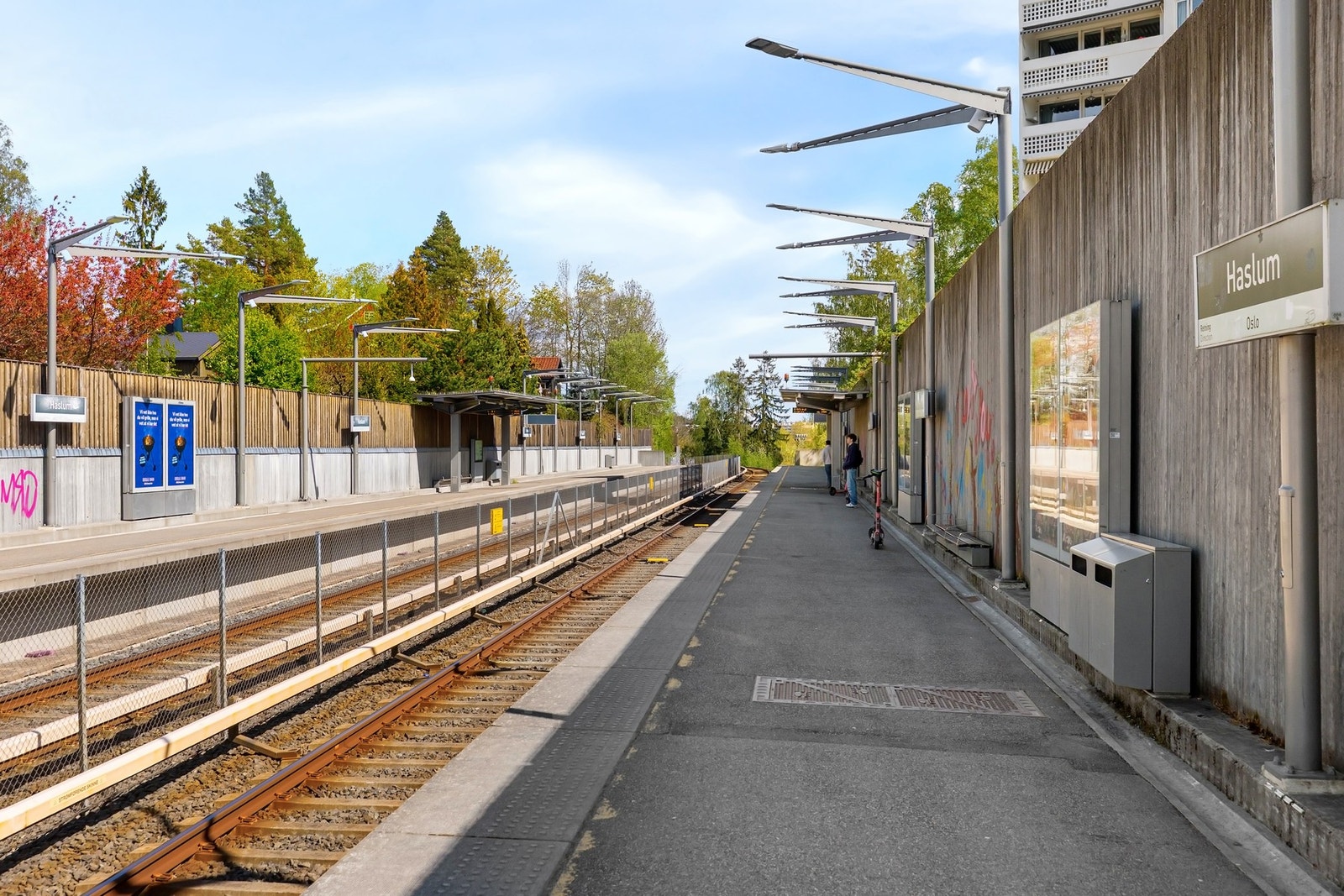 T-banen er bokstavelig et steinkast fra hjemmet, og tar deg til Oslo på ca 20 minutter. Galleribilde