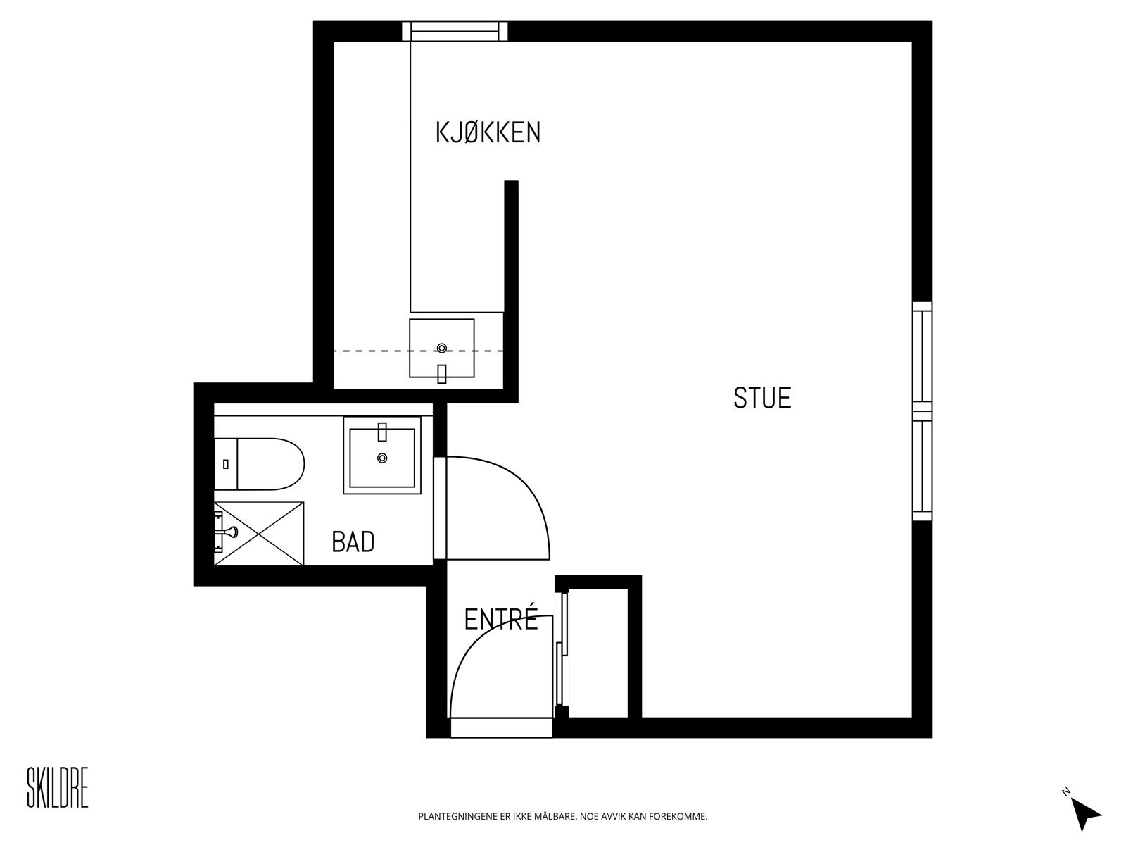 Plantegning Galleribilde