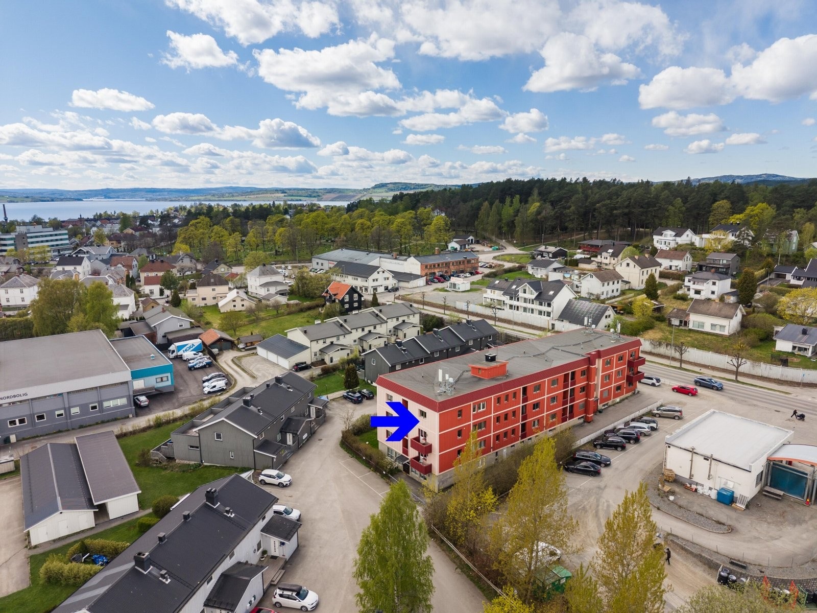 Dronefoto Galleribilde