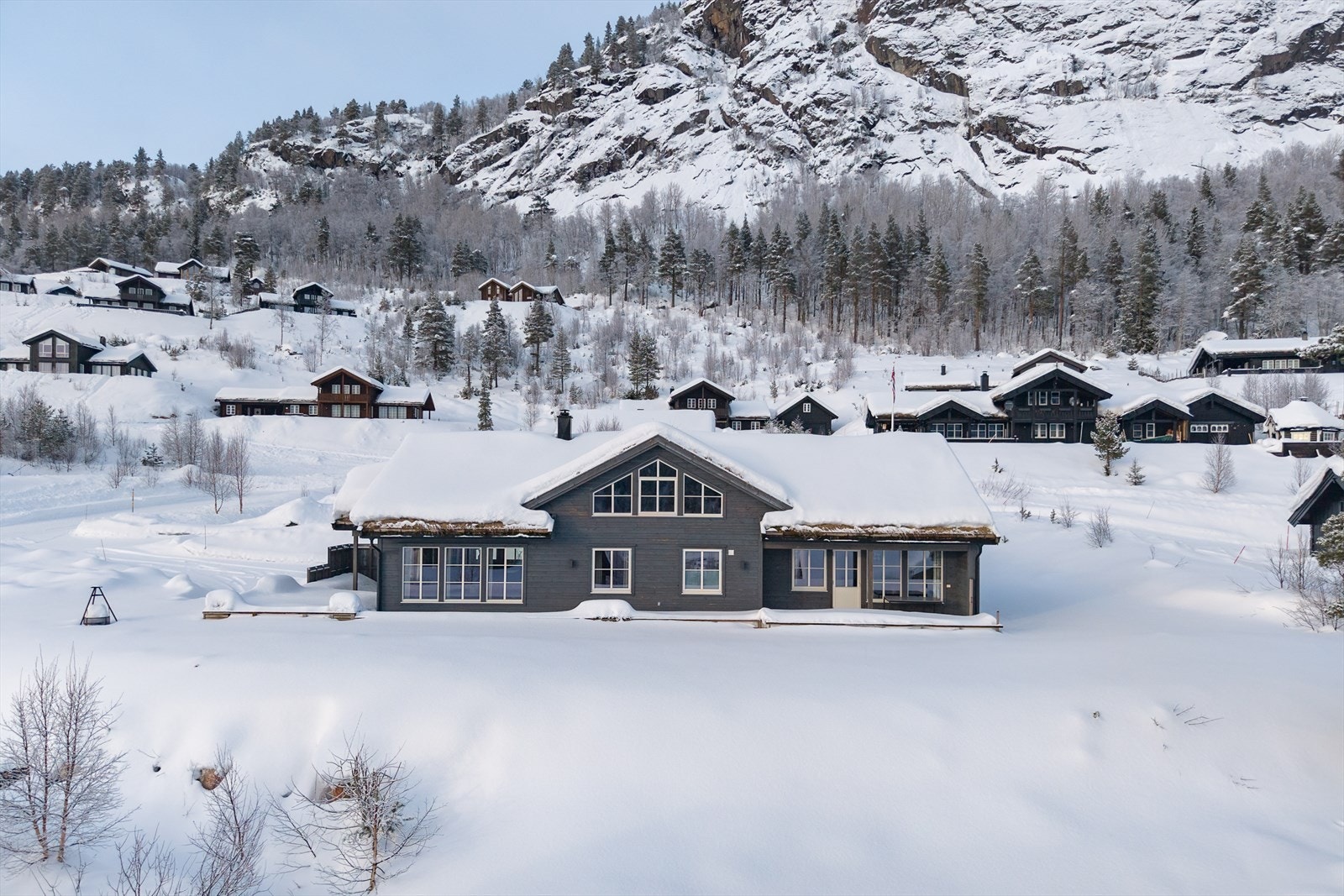 Attraktivt område sommer som vinter Galleribilde