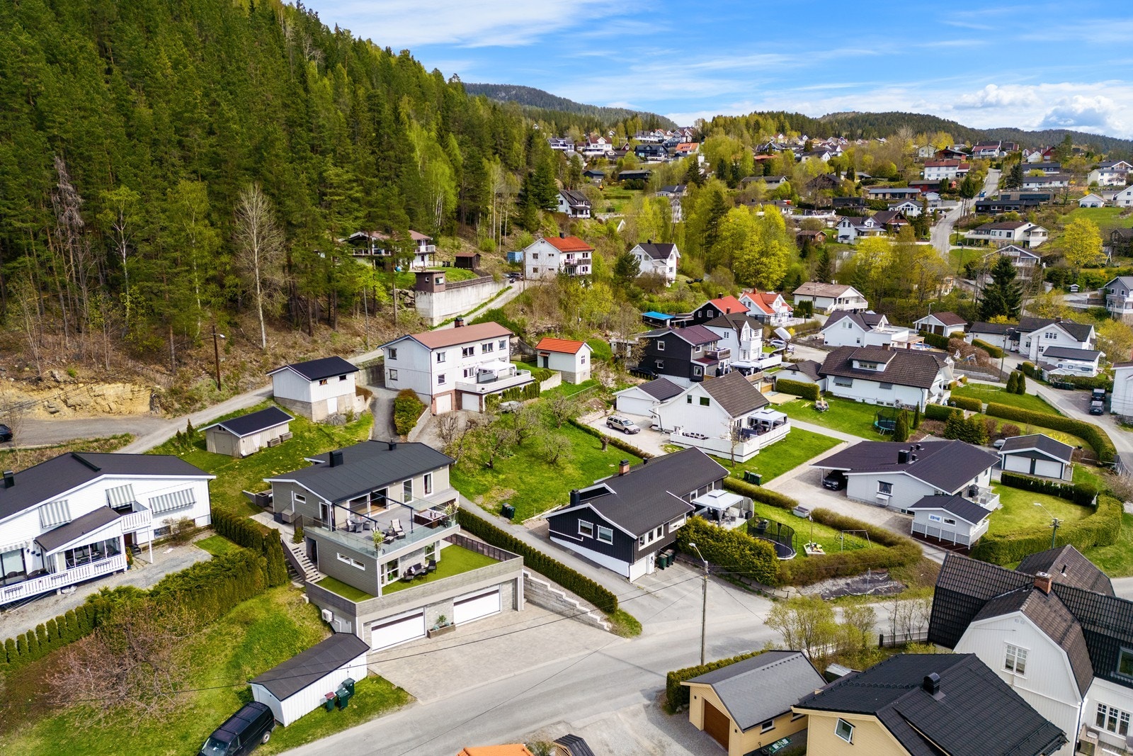 Oversiktsbilde som viser boligens plassering i nabolaget. Galleribilde