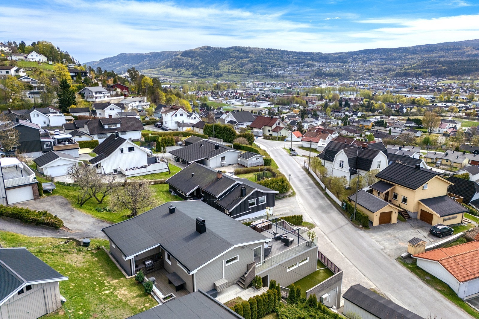 Rolig og barnevennlig nabolag i Drammen kommune. Galleribilde