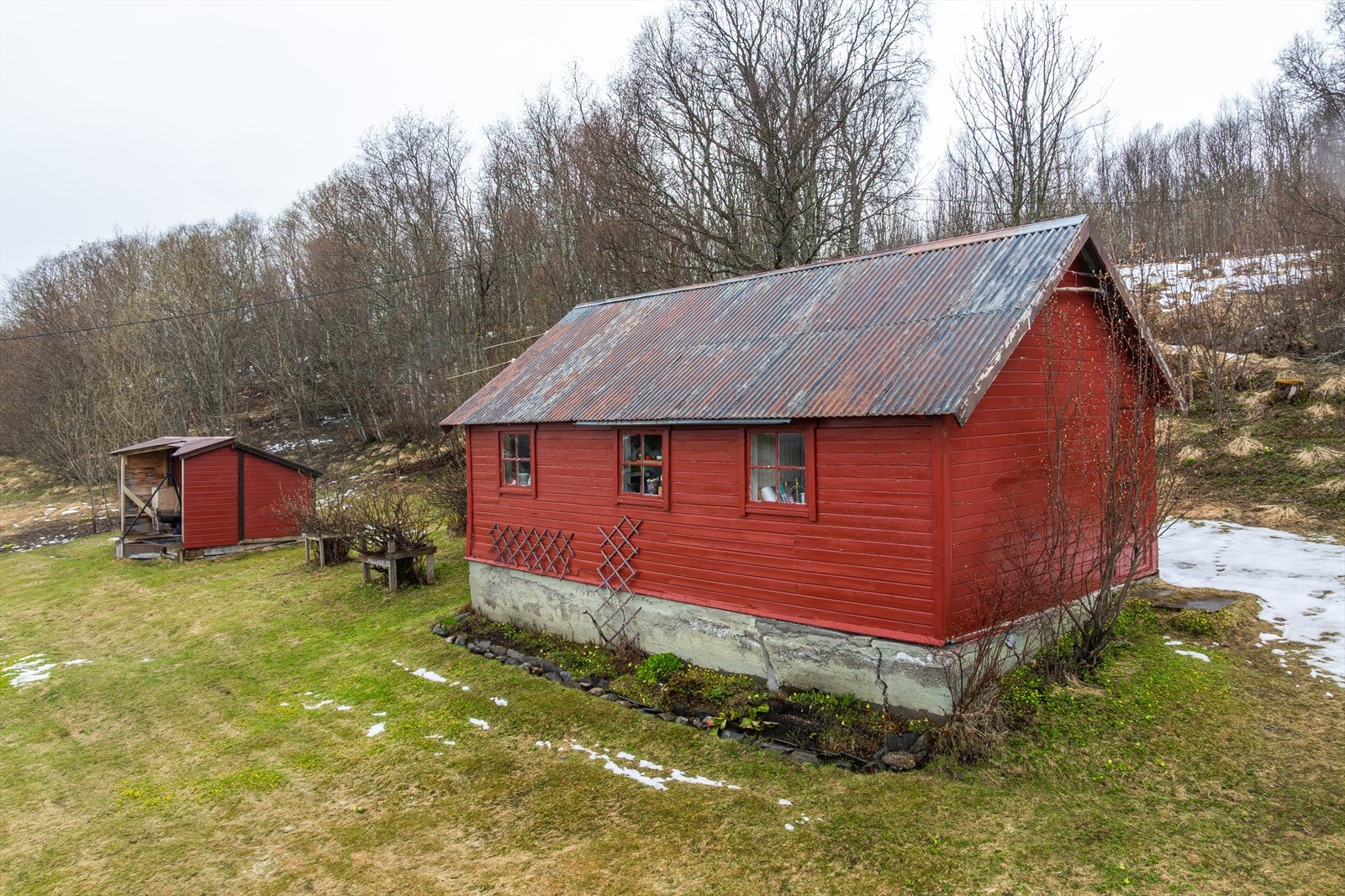 Anneks og gapahuk Galleribilde