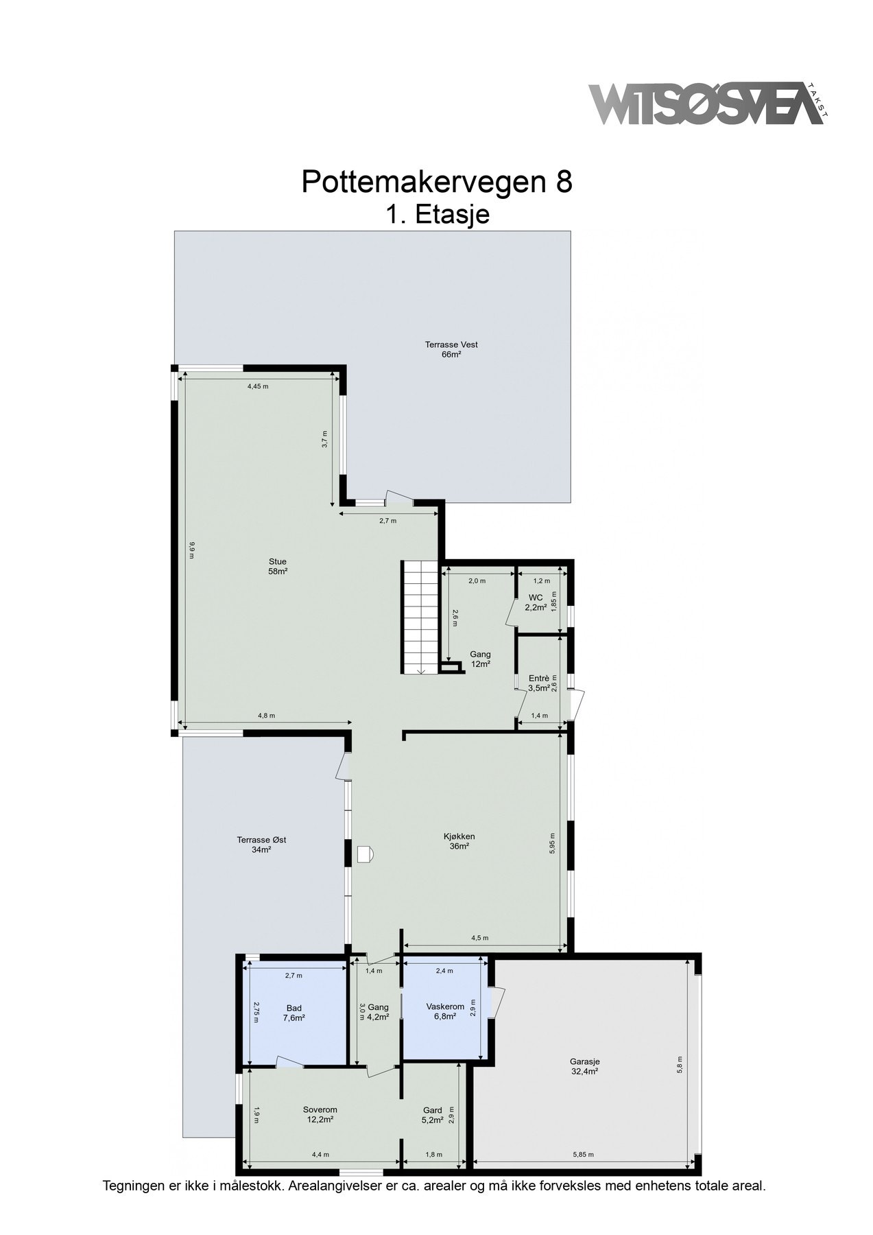 Planskisse 1.etasje Galleribilde