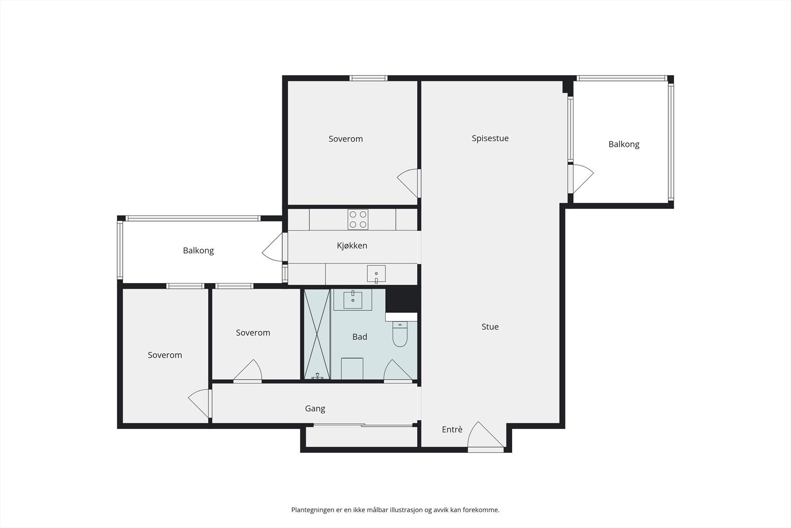 Plantegning Galleribilde