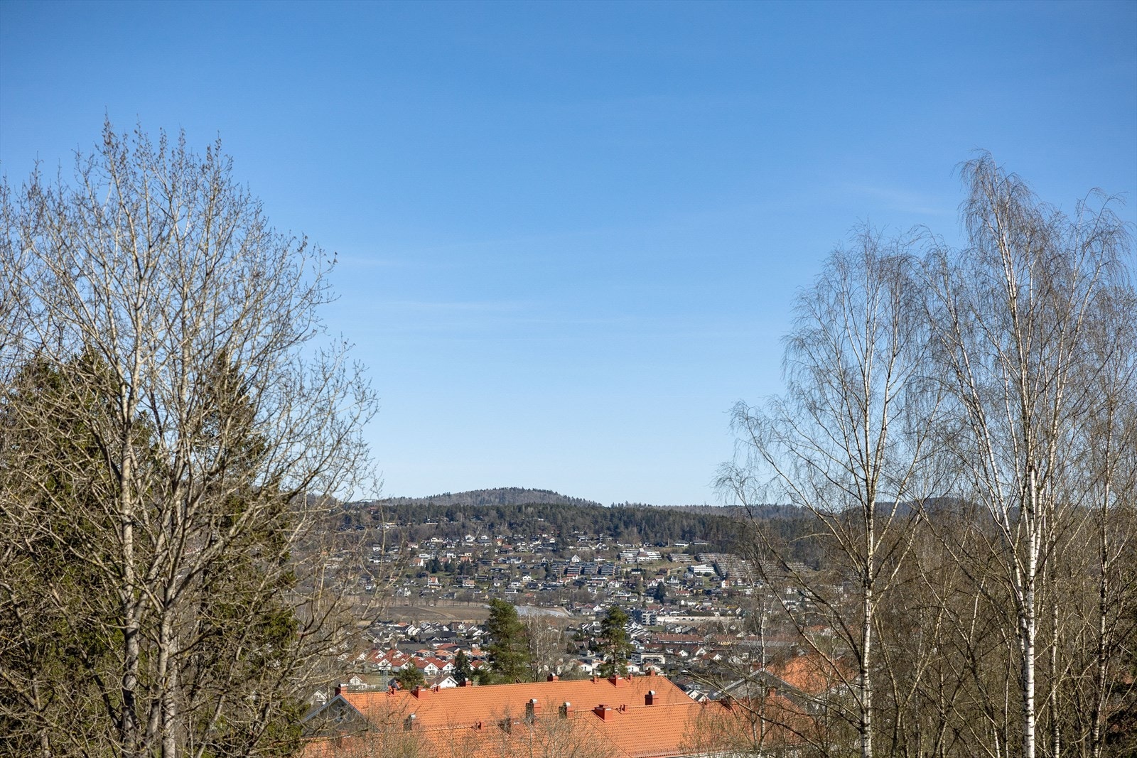 Utsikt fra balkong fra kjøkken. Galleribilde