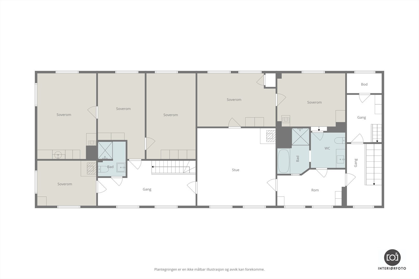 Plantegning Galleribilde