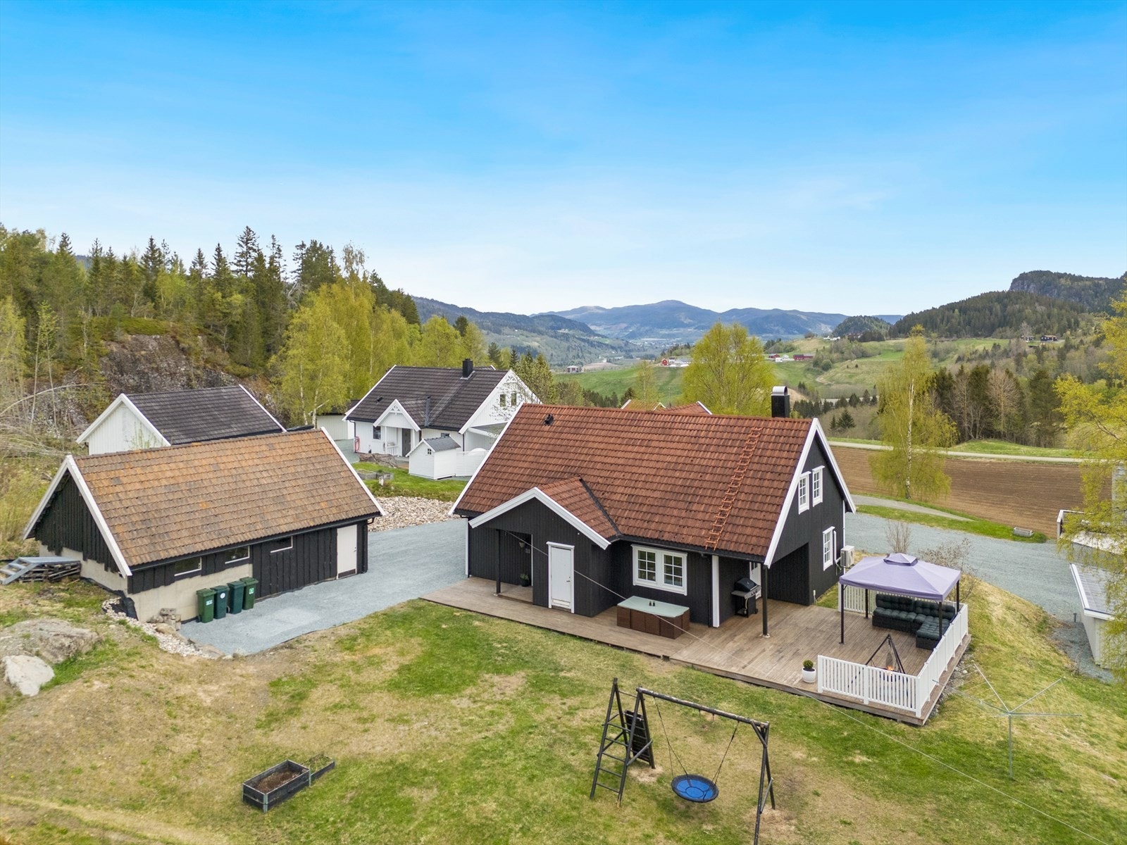 Her ligger alt til rette for at hele familien skal trives. Galleribilde