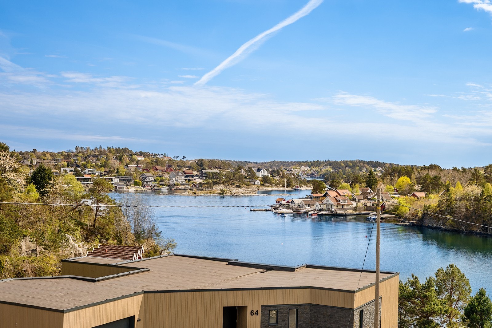 Utsikt fra takterrasse Galleribilde