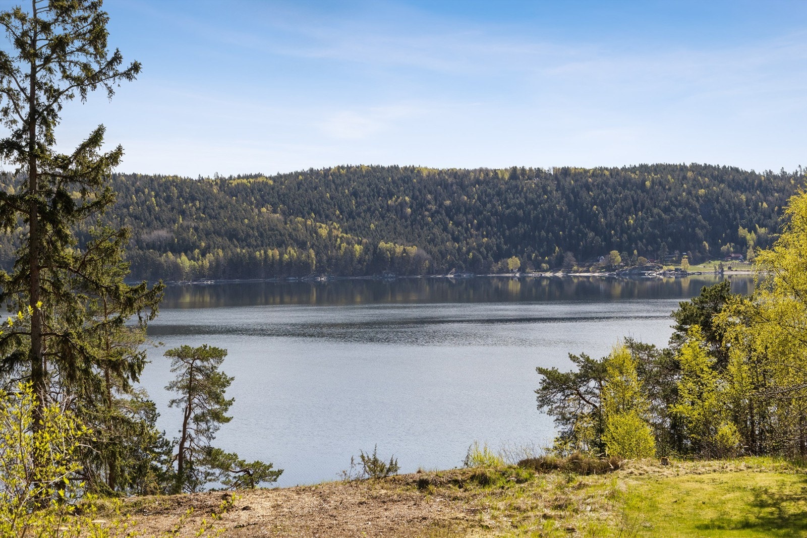 Med sjølinje, egen brygge og vakker utsikt får du en helt spesiell nærhet til vannet. Galleribilde
