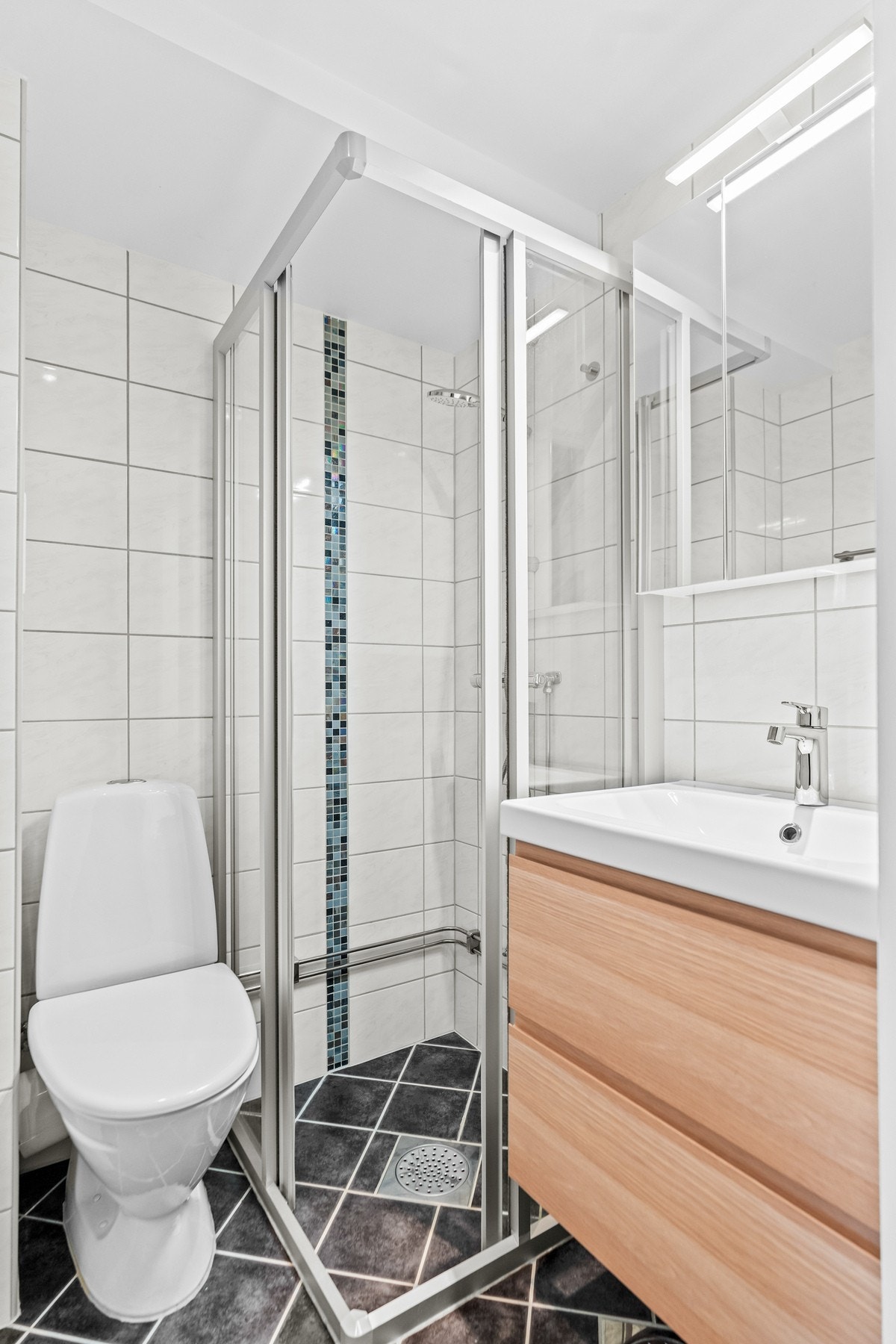 Badet er renovert i regi av borettslaget. Galleribilde