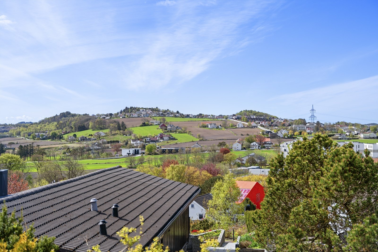 Utsikt fra loftstuen. Galleribilde