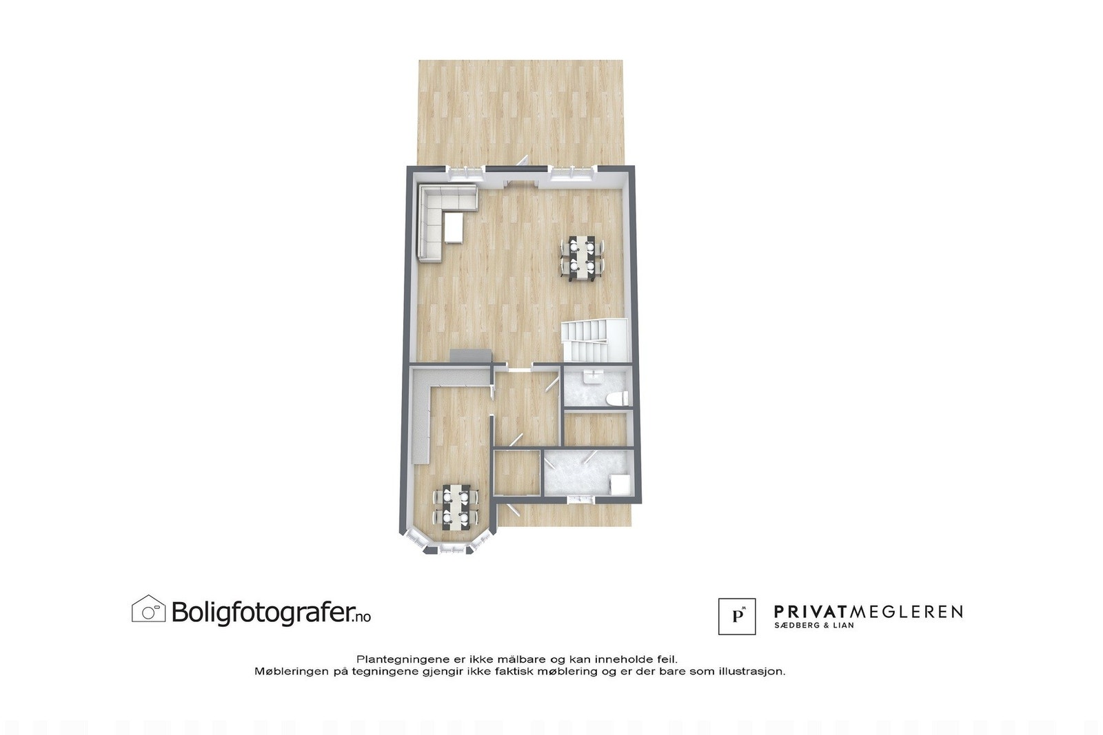 3D Planskisse / første etasje Galleribilde