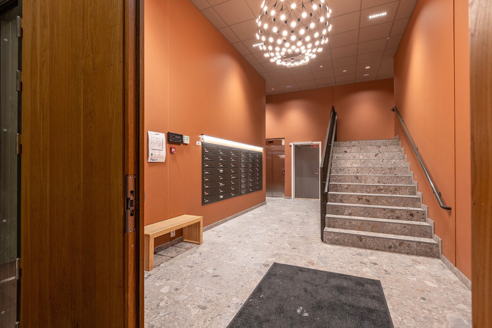 Koselig felles inngangsparti. Galleribilde