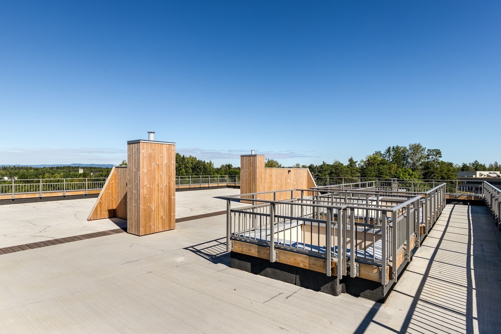 Felles takterrasse. Galleribilde