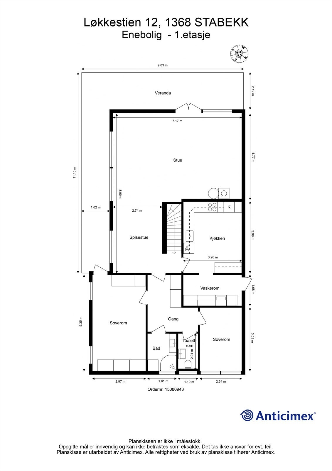 Plantegning Galleribilde
