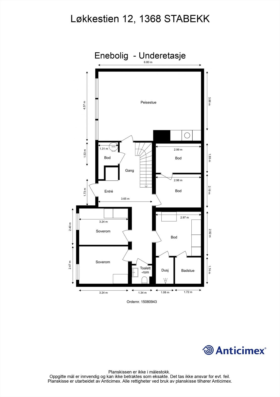 Plantegning Galleribilde