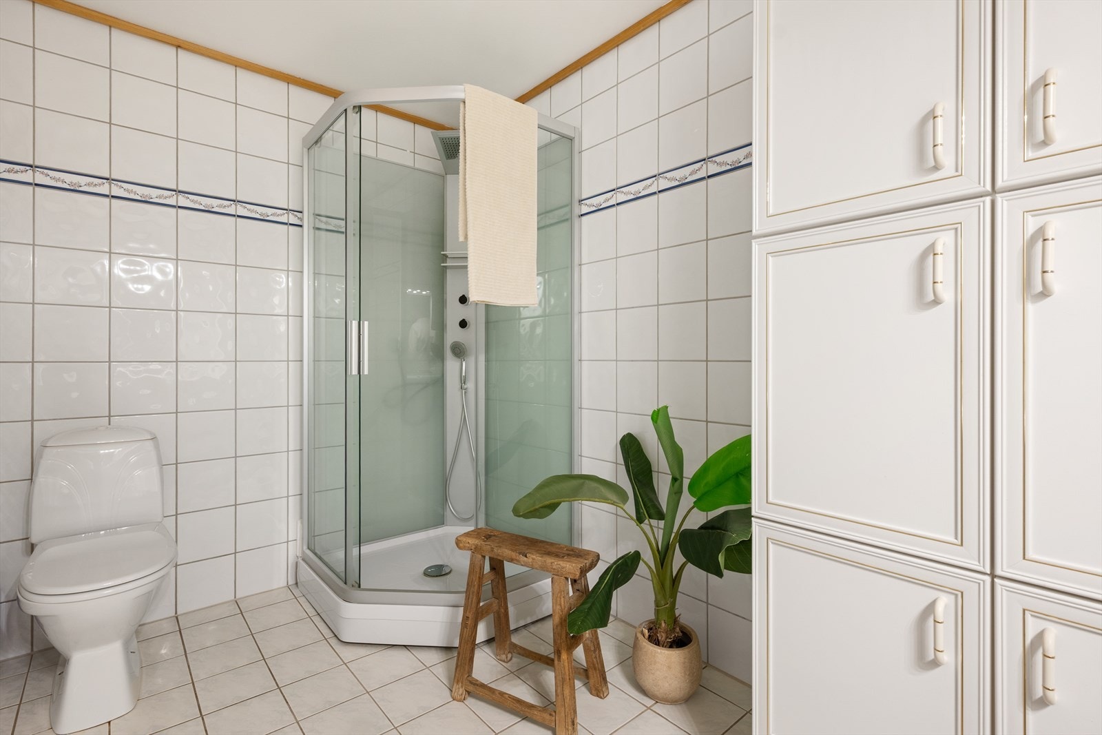 Dusjkabinett med rainshowerdusj. Galleribilde