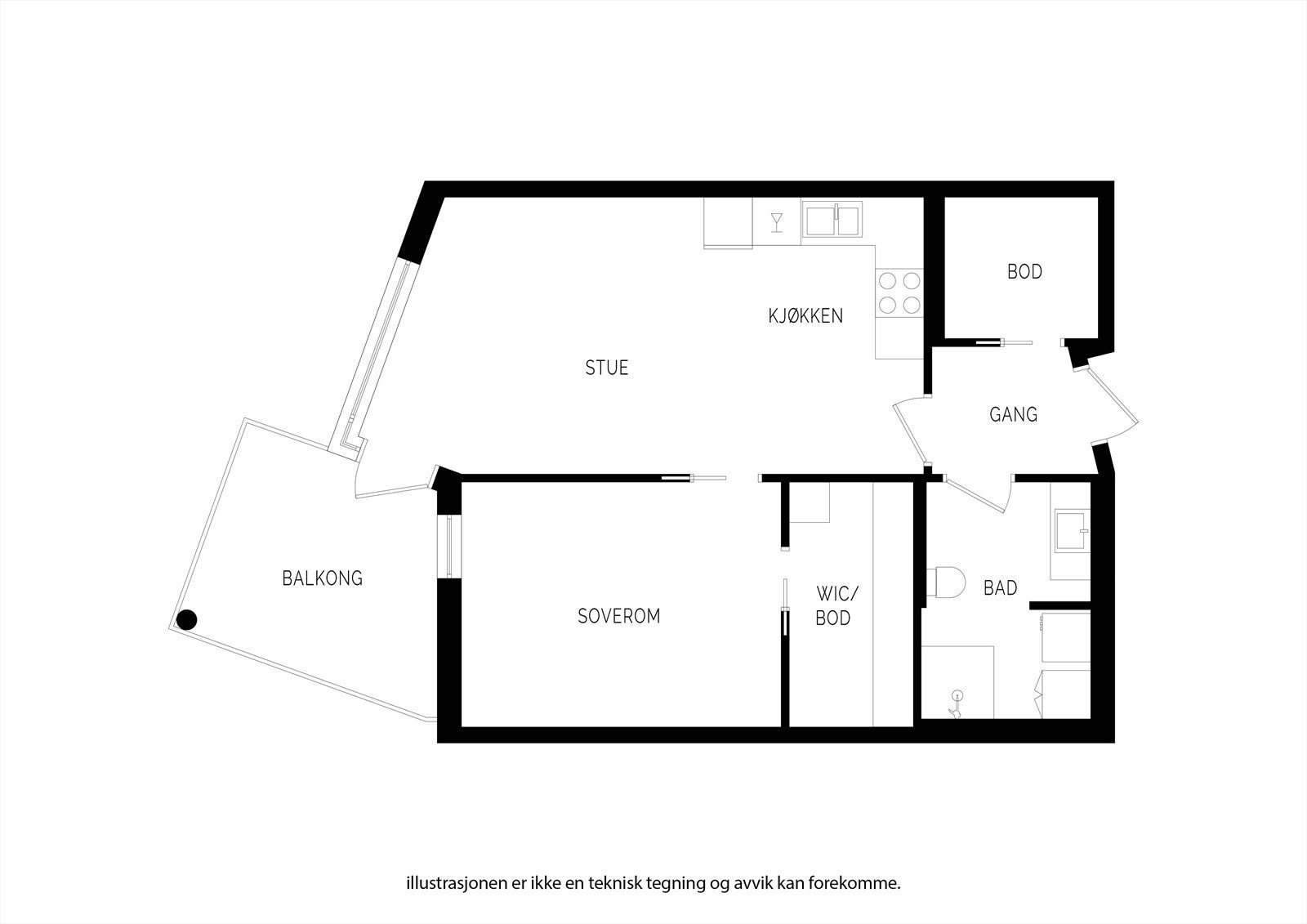 Plantegning Galleribilde