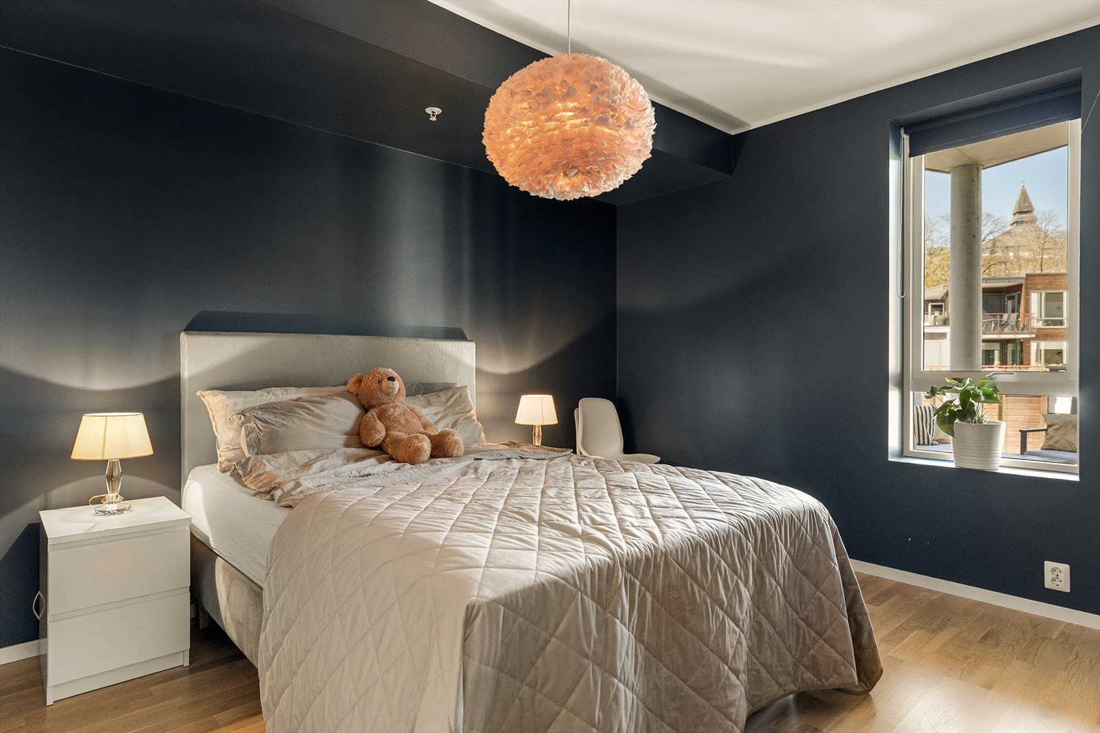 Soverommet måler hele 11,9 m² Galleribilde
